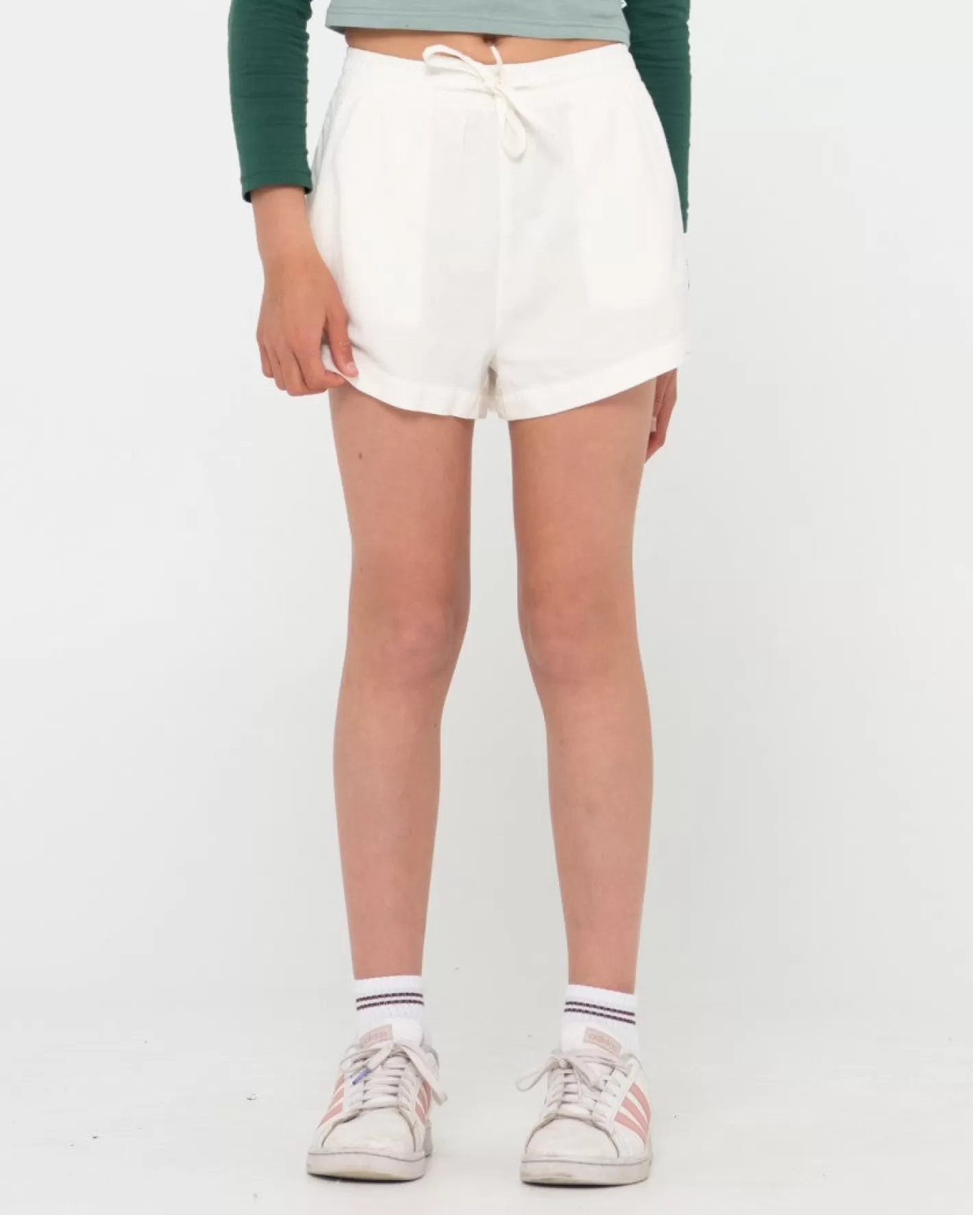 Niños Rusty Alannah Lounge Pantalon Corto Lino Nina