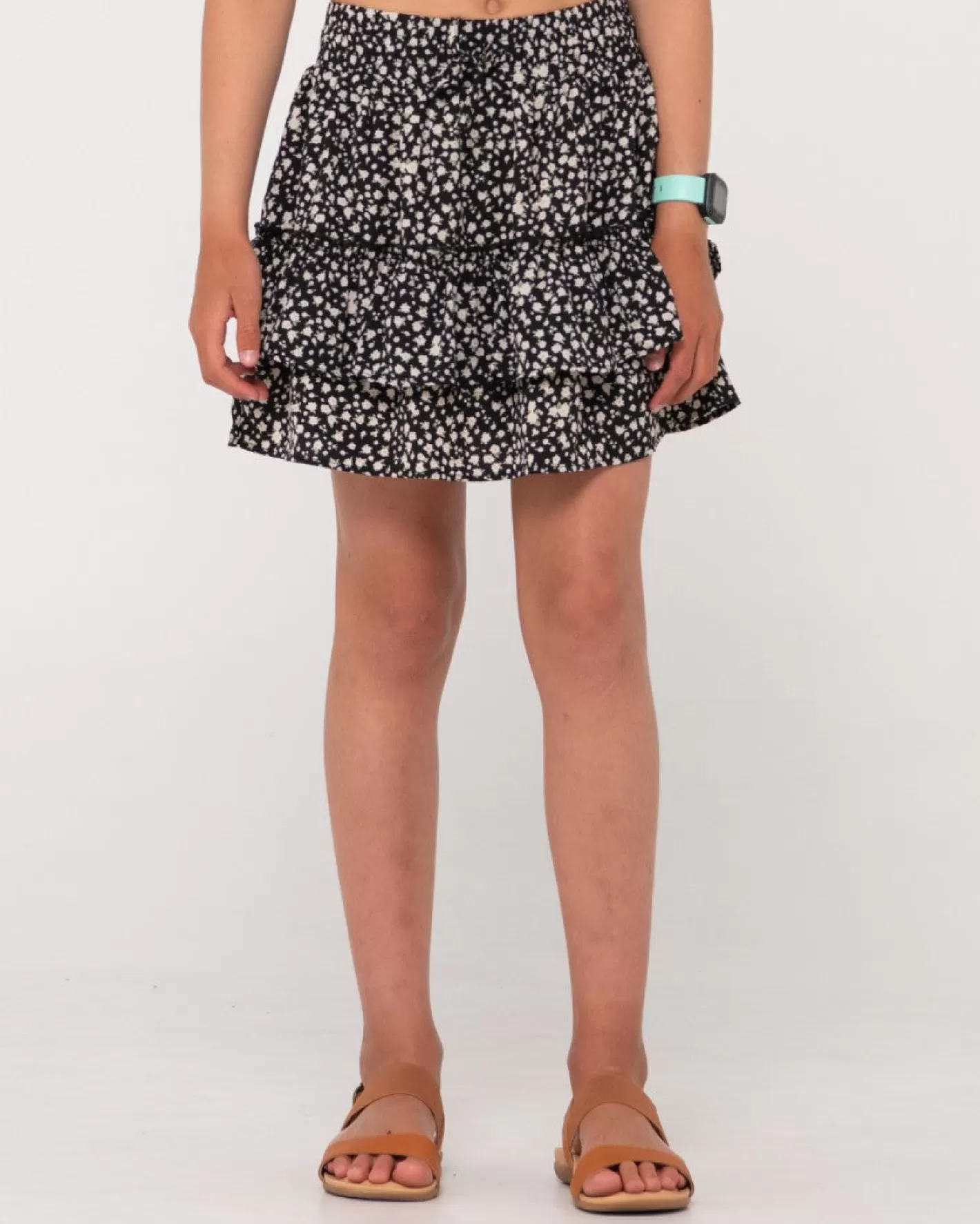 Niños Rusty Balnear Minifalda Estampado Floral Nina