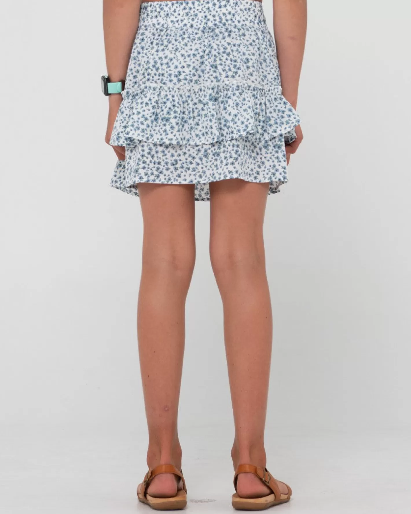 Niños Rusty Balnear Minifalda Estampado Floral Nina