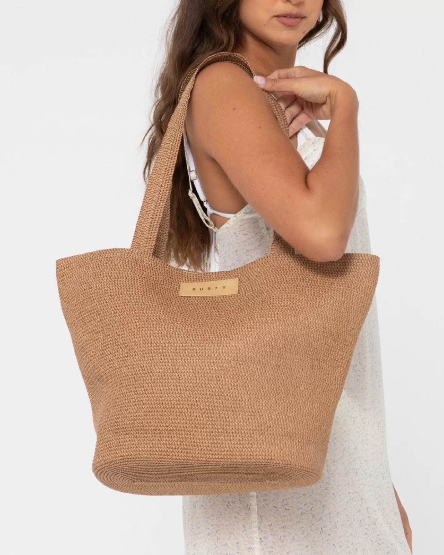 Mujer Rusty Bolso De Playa De Paja Gisele