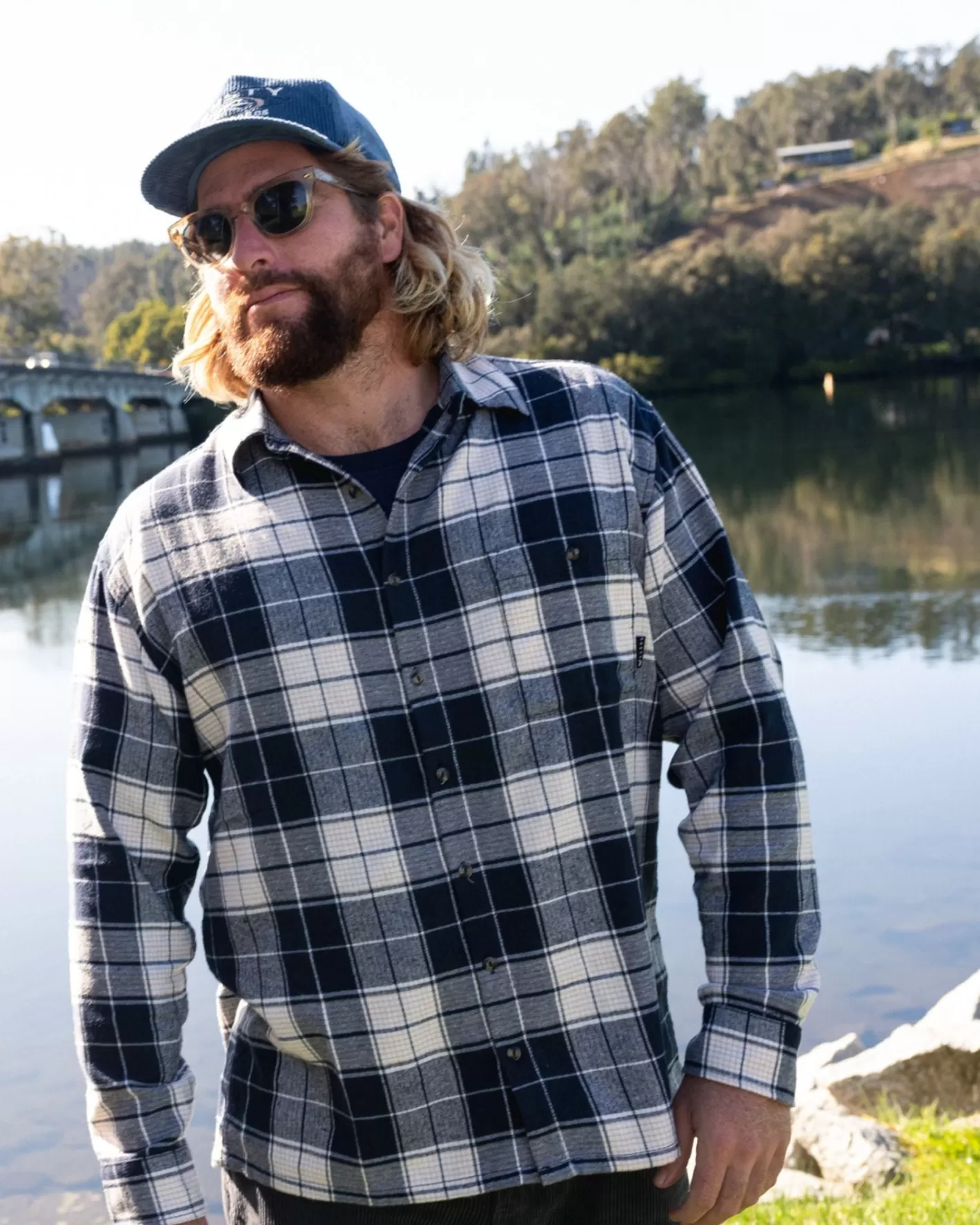 Hombre Rusty Camisa De Franela De Manga Larga Dry Eyes