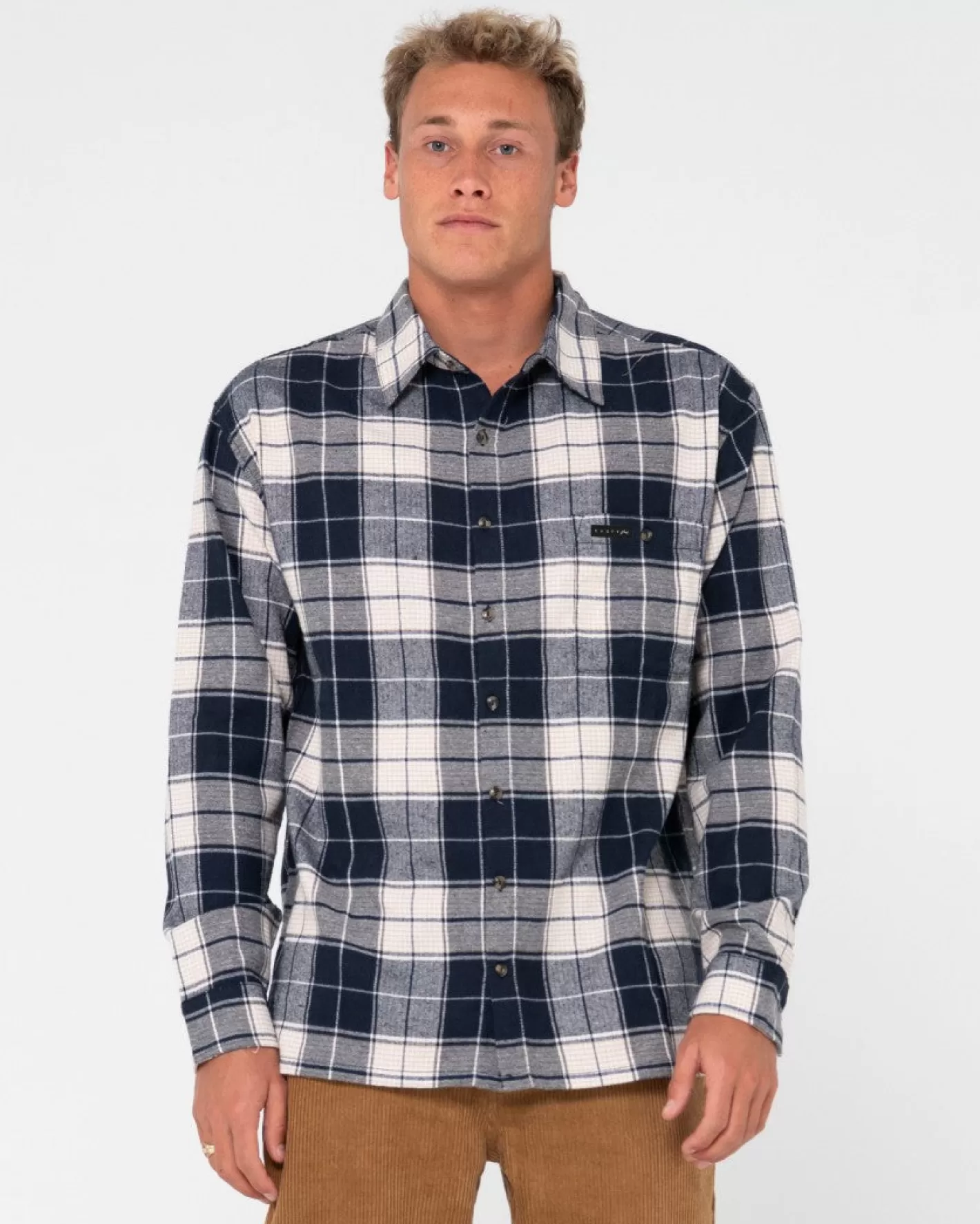 Hombre Rusty Camisa De Franela De Manga Larga Dry Eyes