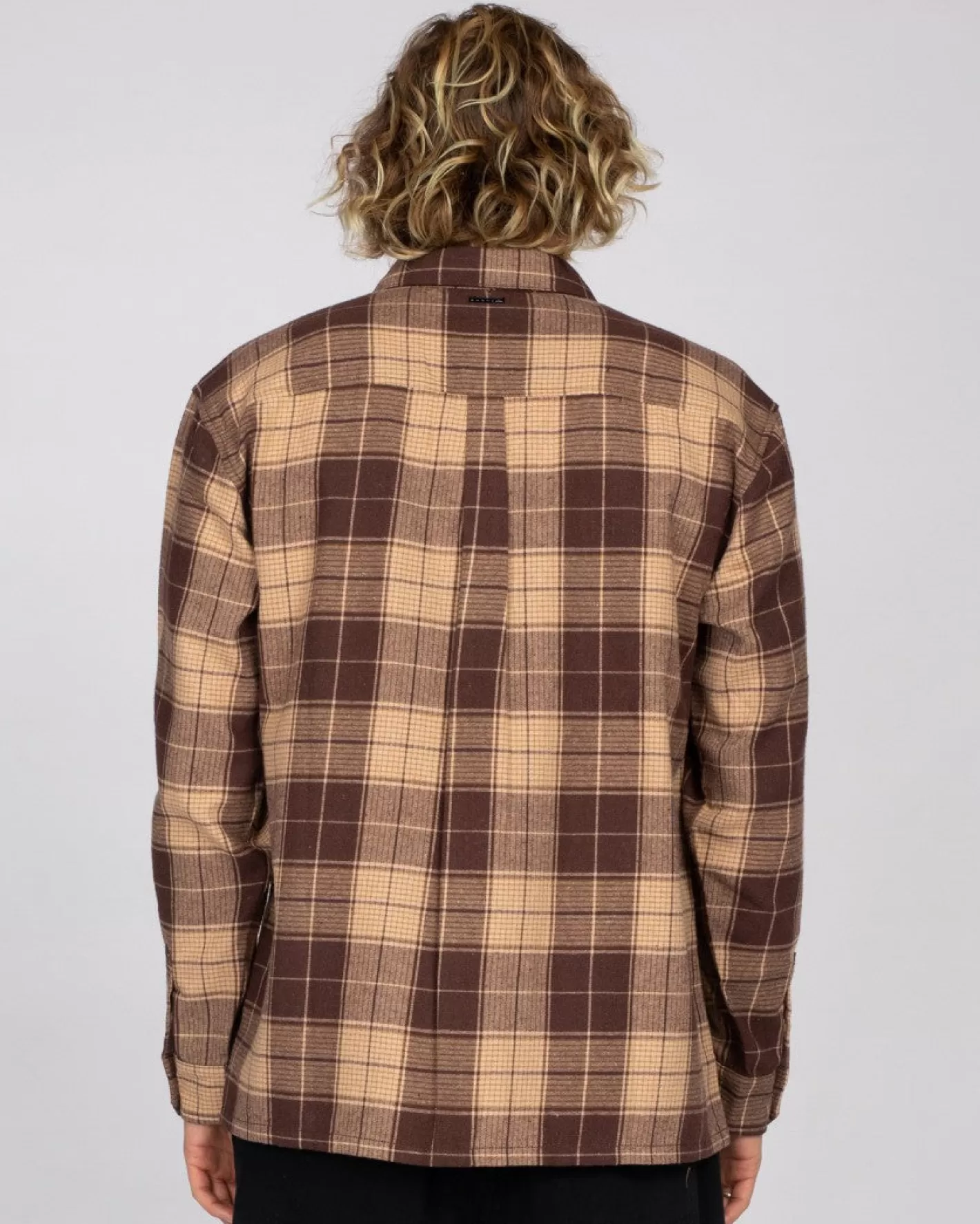 Hombre Rusty Camisa De Franela De Manga Larga Dry Eyes