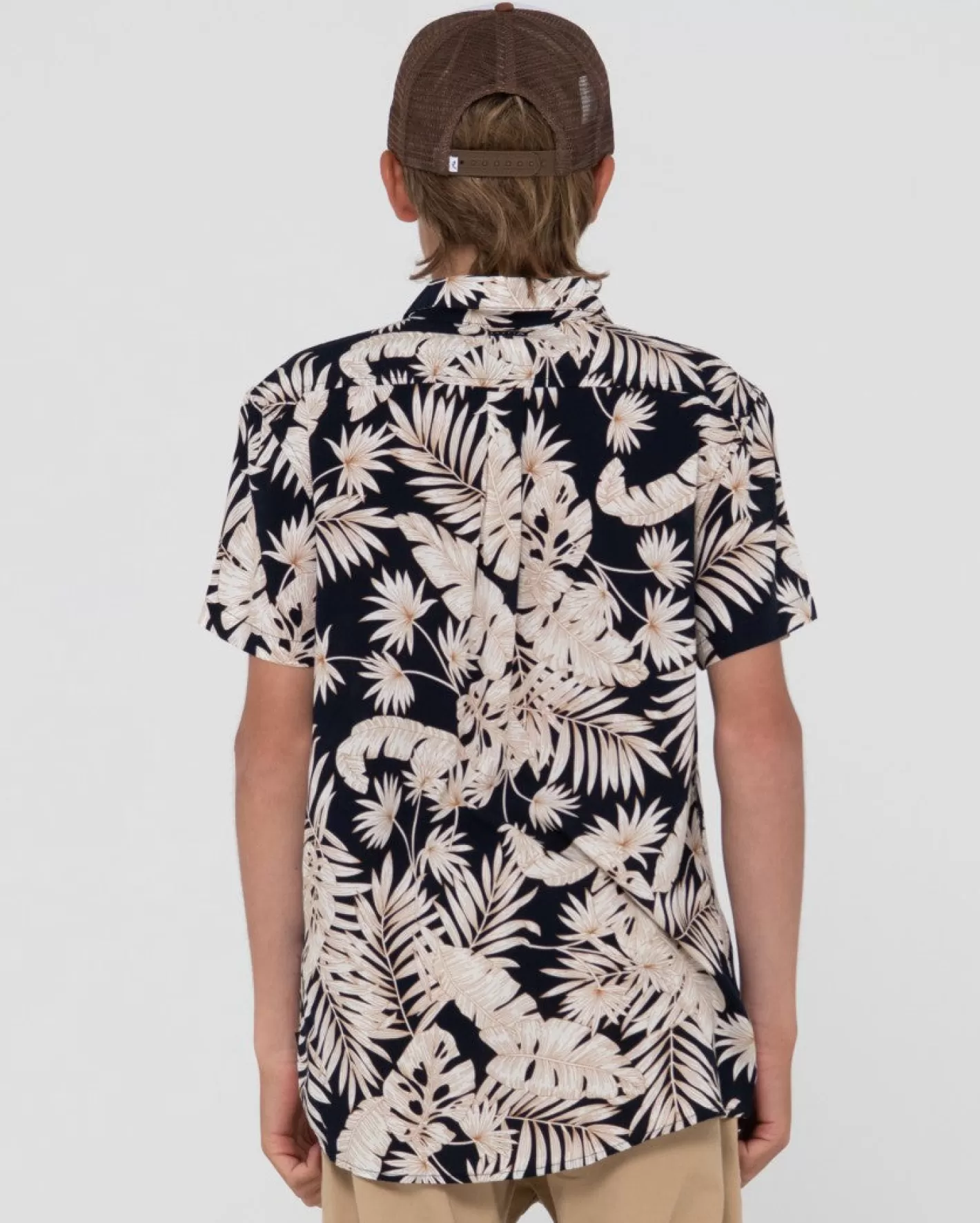 Niños Rusty Camisa De Manga Corta Con Estampado Line Up Para Nino