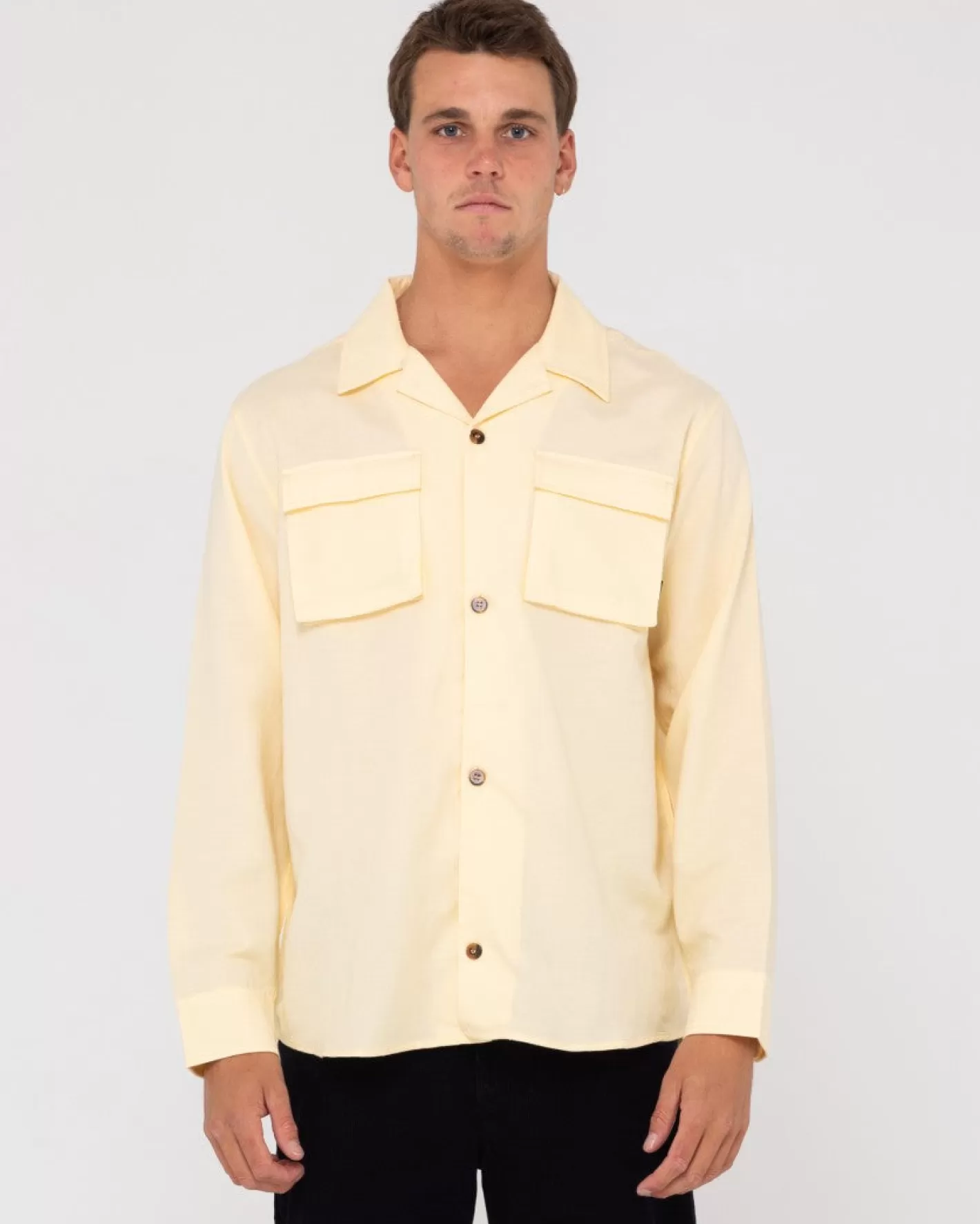 Hombre Rusty Camisa De Manga Larga Badman Ting