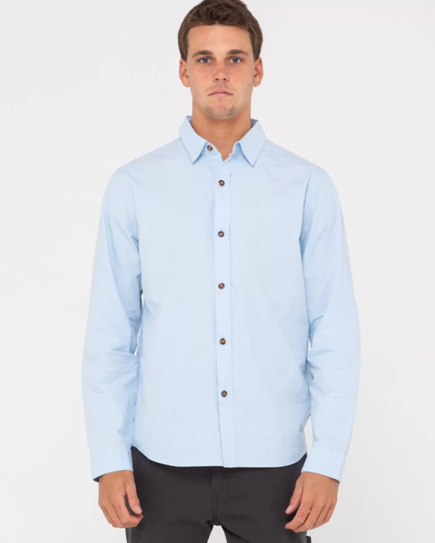 Hombre Rusty Camisa De Manga Larga Con Caballo De Trabajo