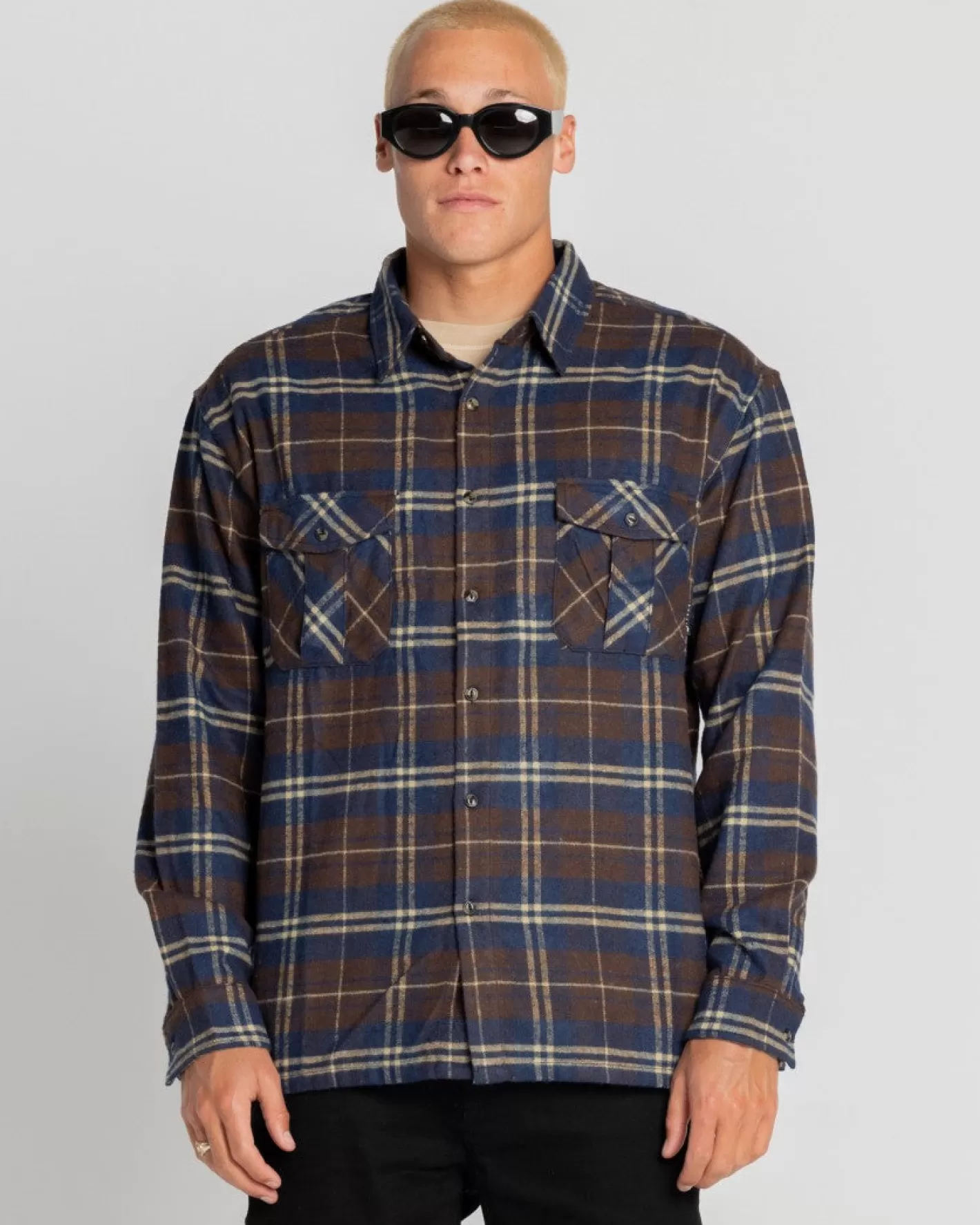 Hombre Rusty Camisa De Manga Larga Con Ventilacion
