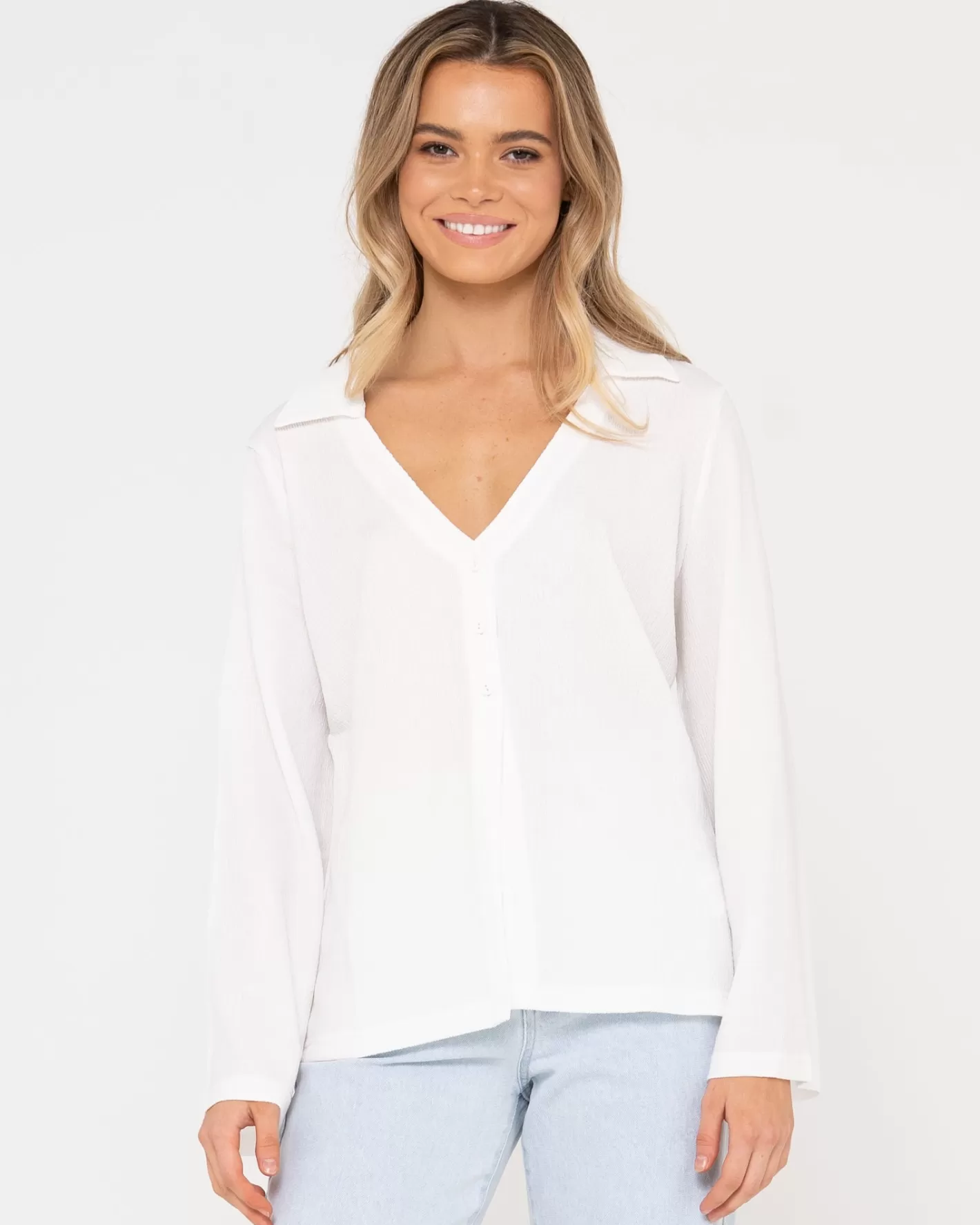 Mujer Rusty Camisa De Manga Larga Maeve