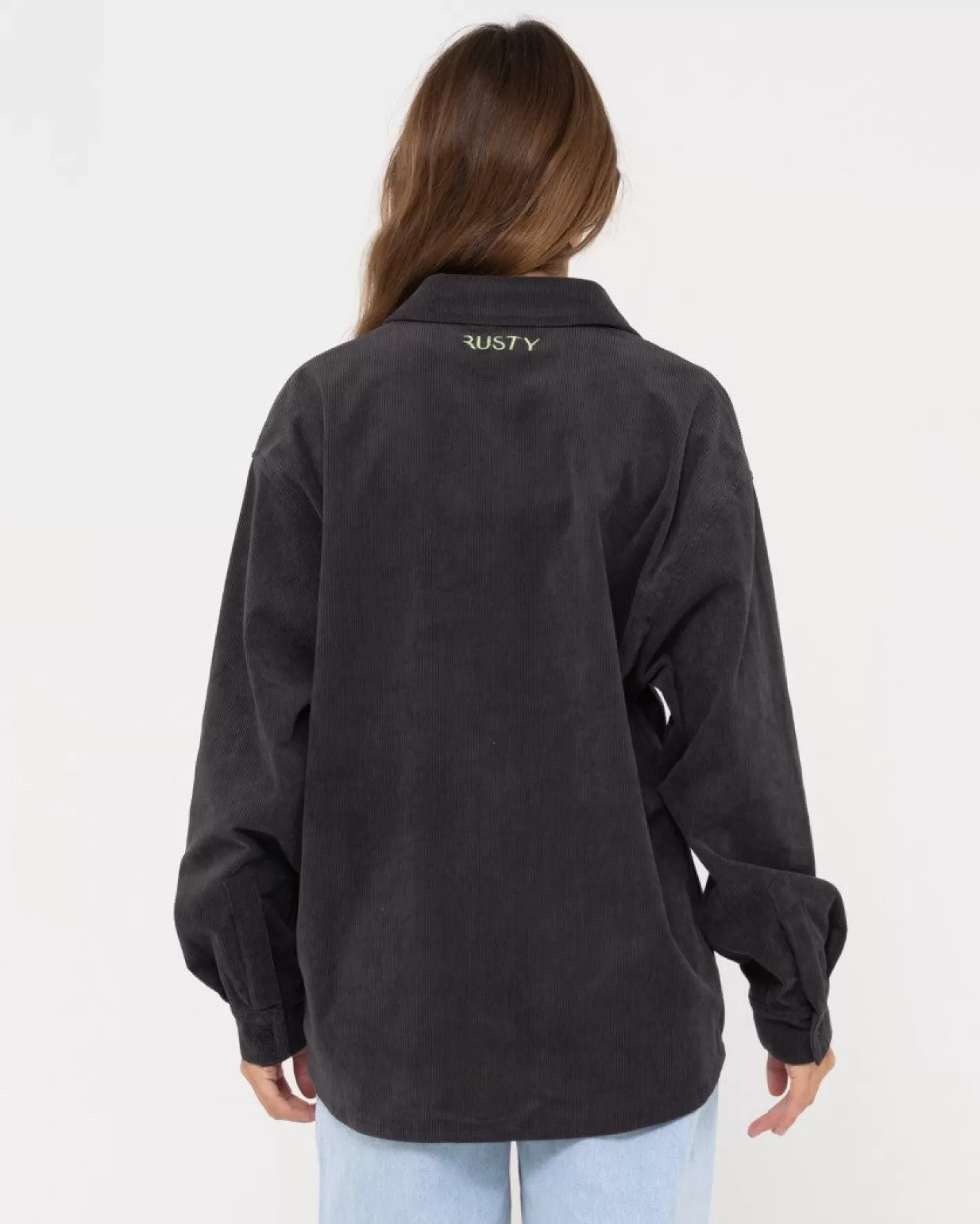 Mujer Rusty Camisa De Pana Extragrande The Secret