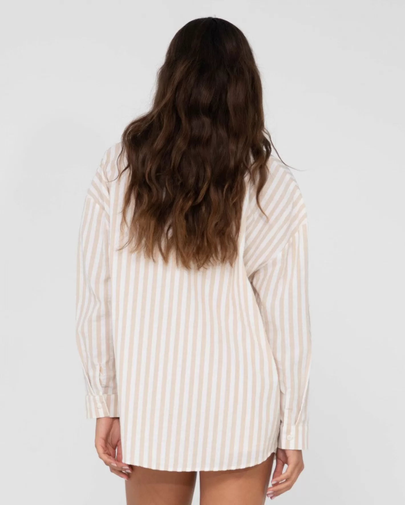 Mujer Rusty Camisa Extragrande A Rayas Mackenzie