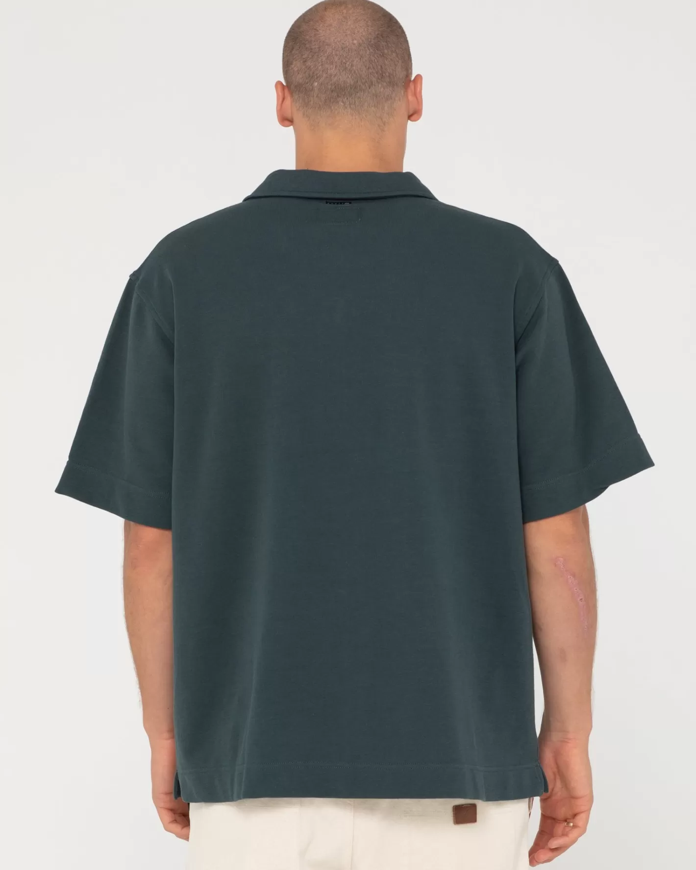Hombre Rusty Camisa Manga Corta Boxy Badman