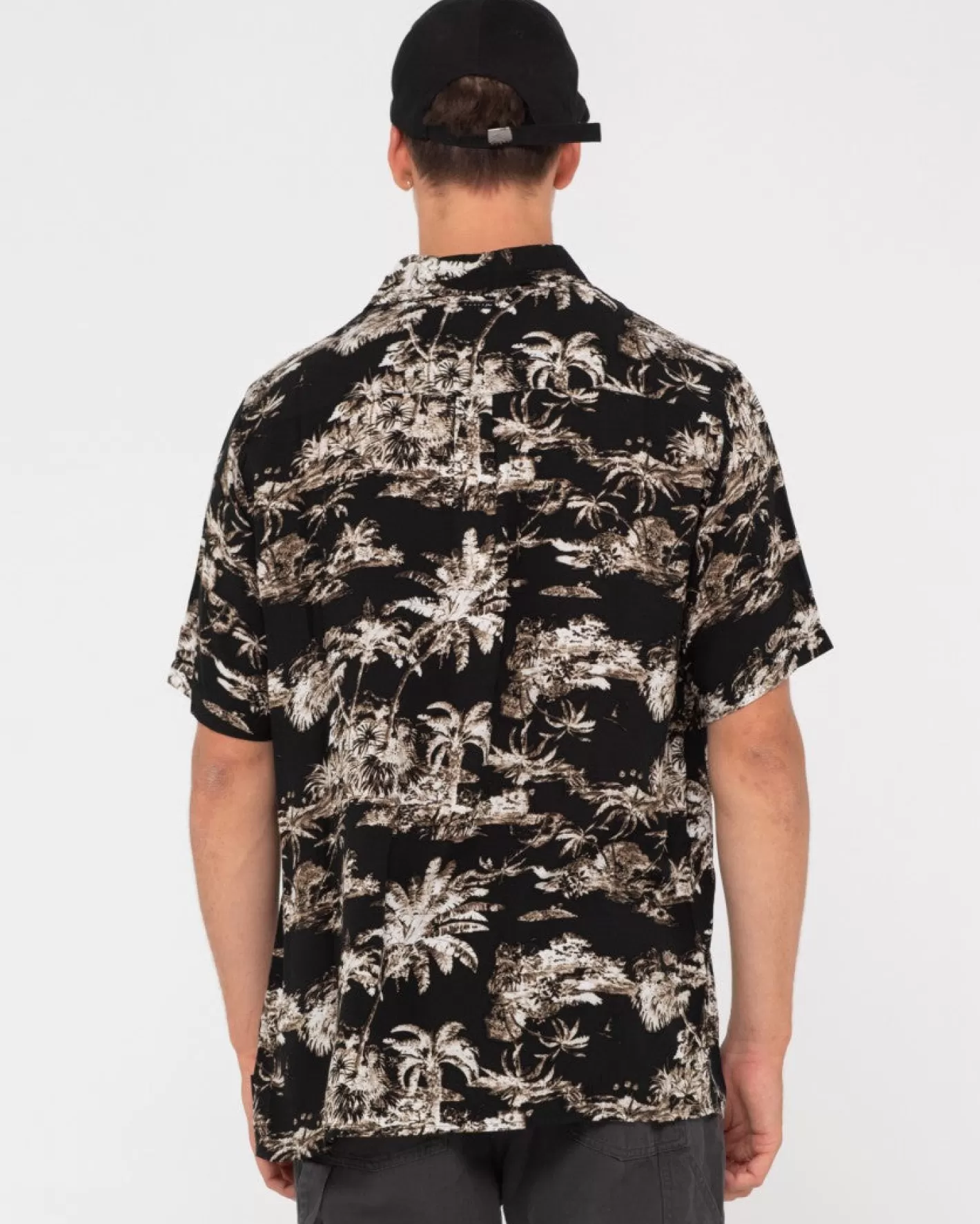 Hombre Rusty Camisa Manga Corta Palm Reader