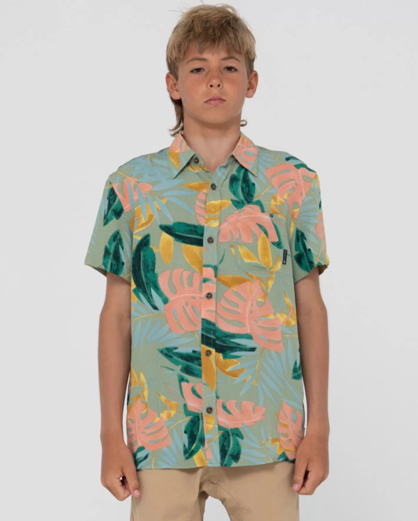 Niños Rusty Camisa Manga Corta Pastel Paradise Nino
