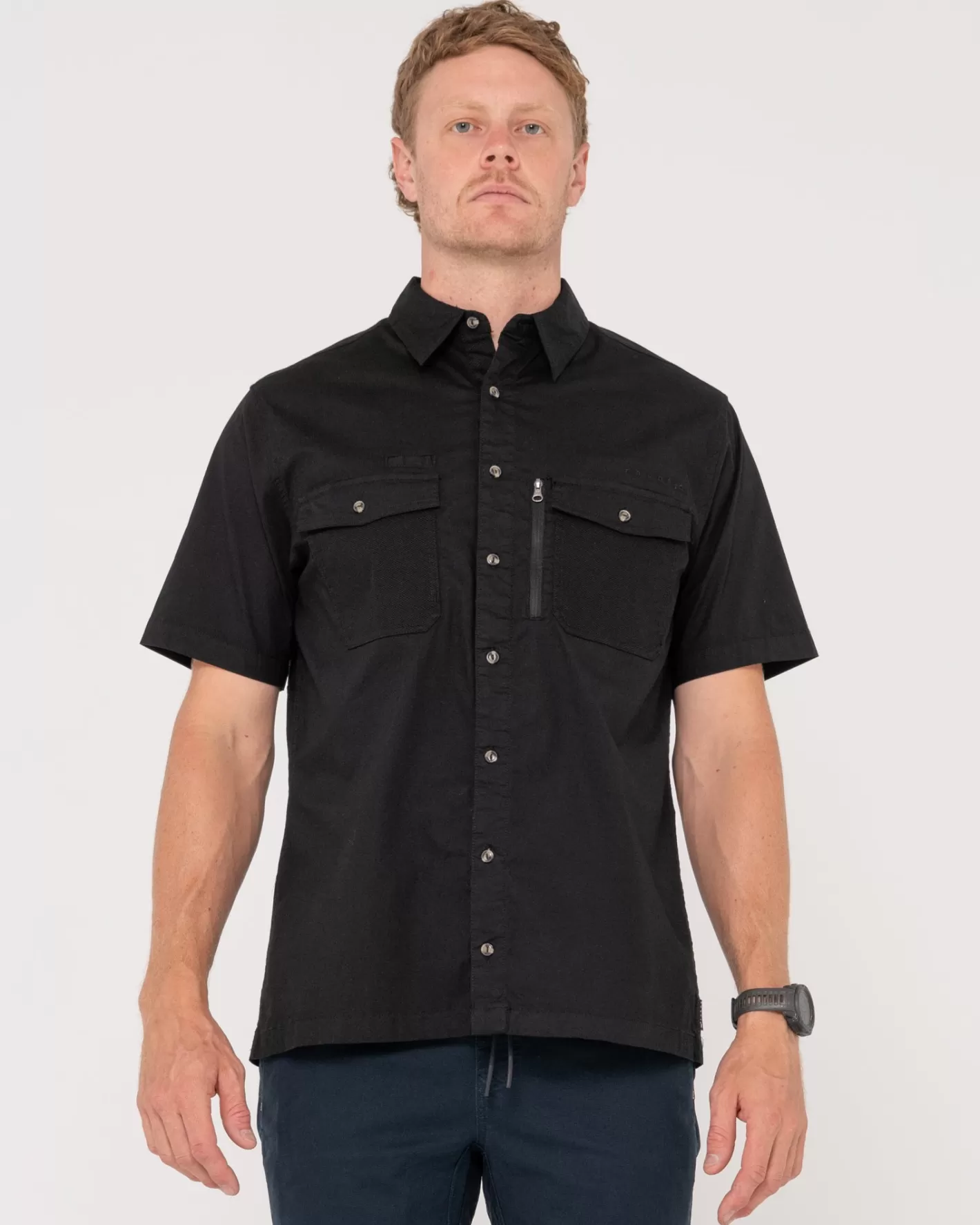Rusty Camisa Manga Corta Presion