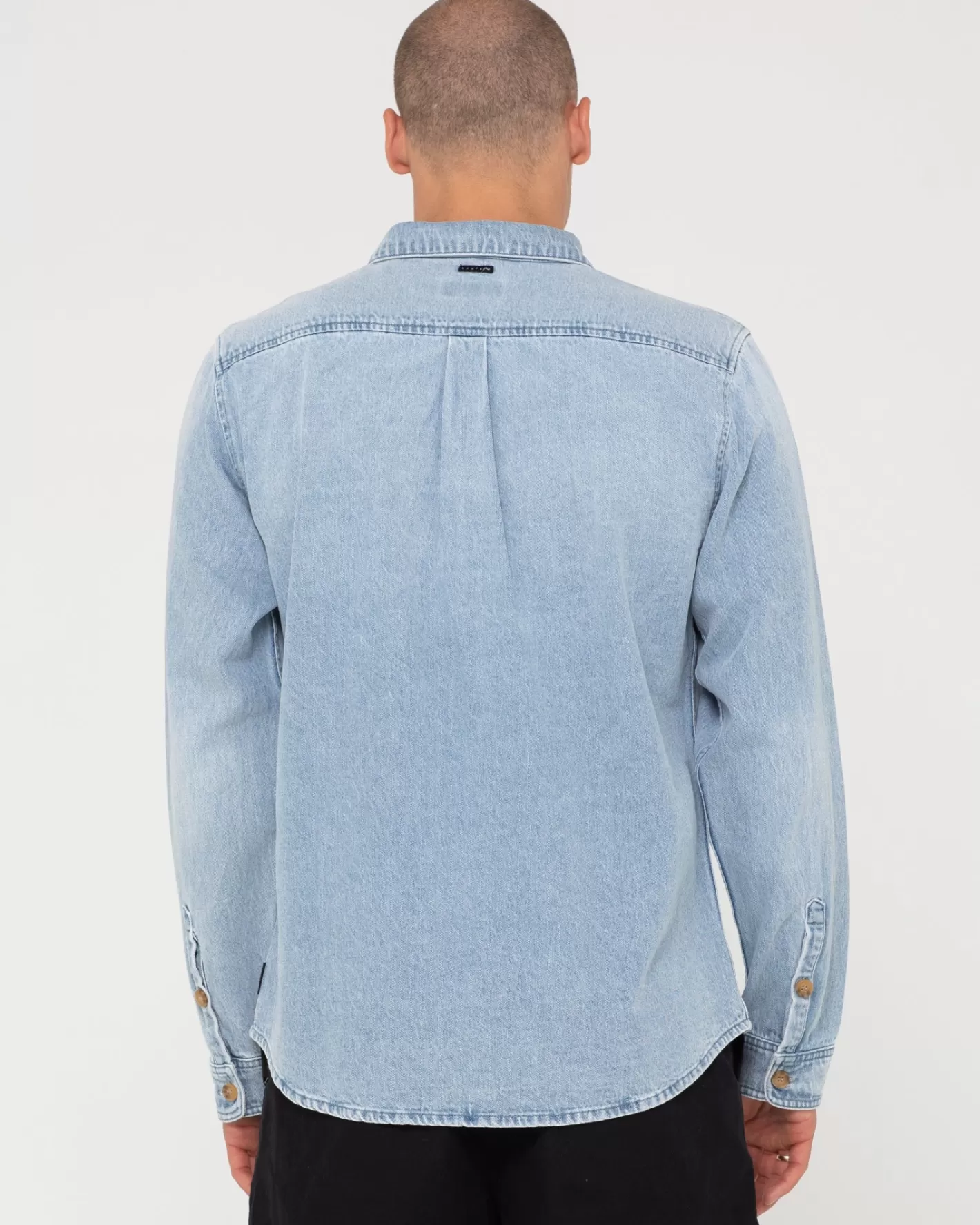 Hombre Rusty Camisa Vaquera De Manga Larga Dryver