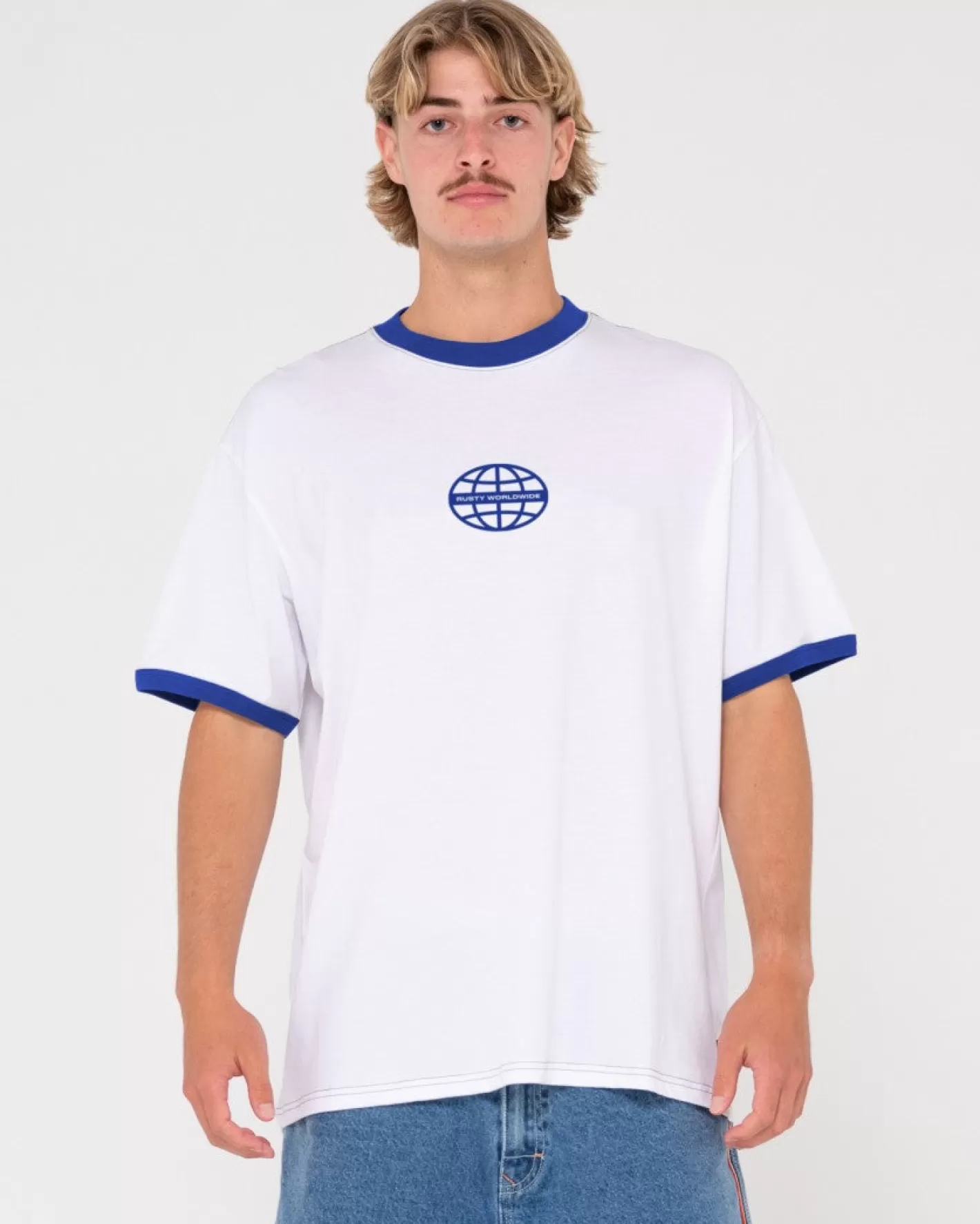 Hombre Rusty Camiseta Con Grafico De Ajuste Relajado Flo B Line
