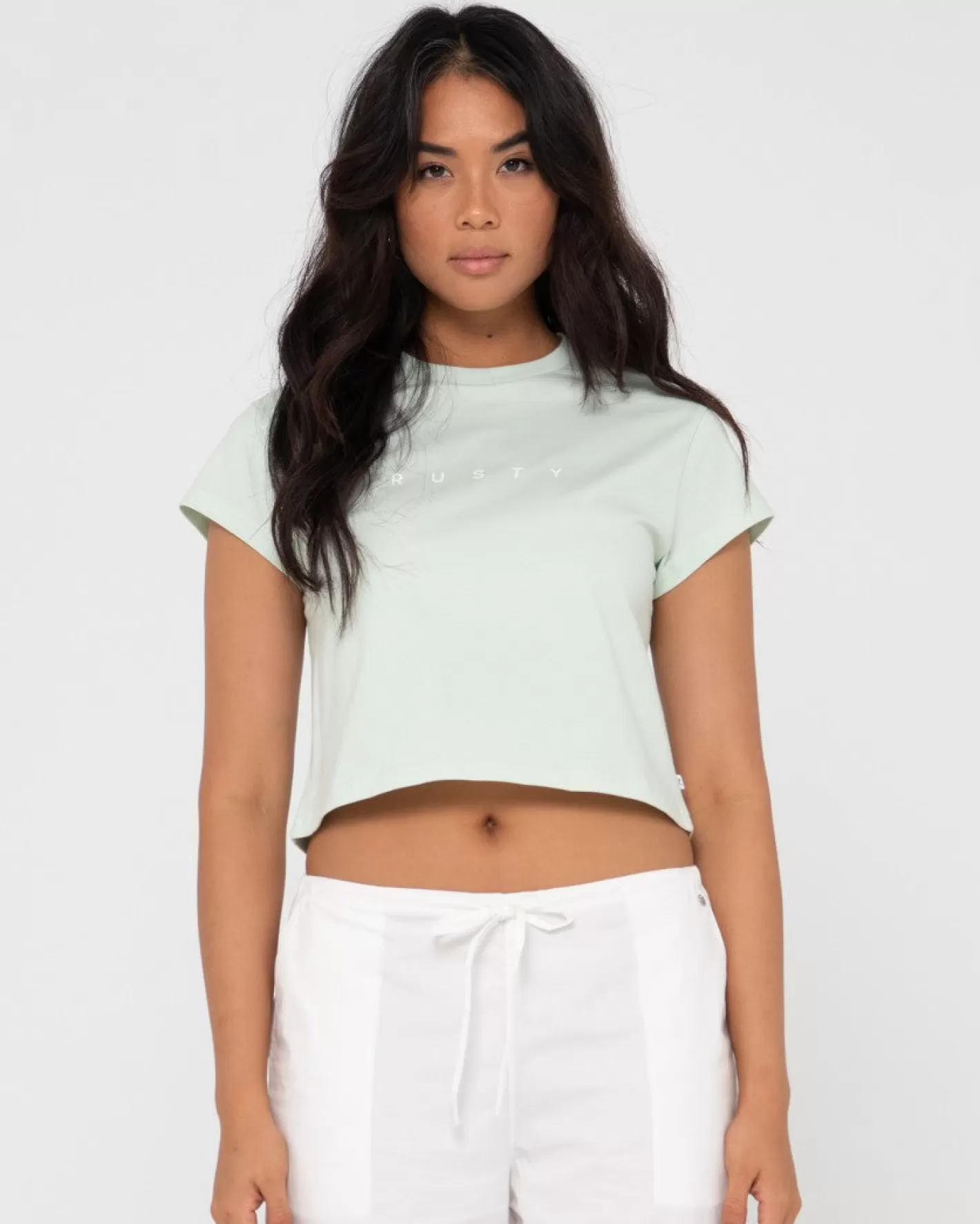 Mujer Rusty Camiseta Corta Clasica Essentials