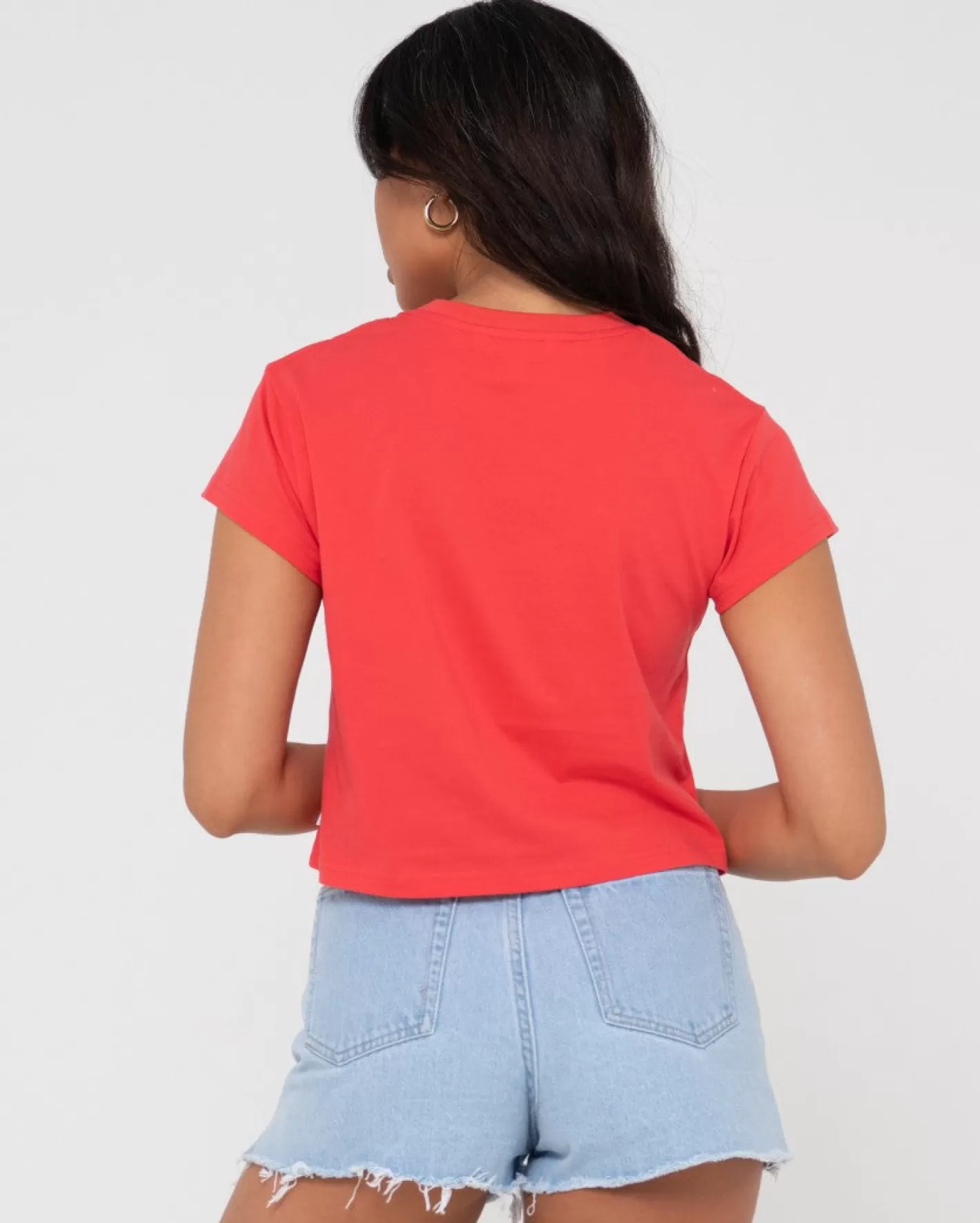 Mujer Rusty Camiseta Corta Clasica Essentials