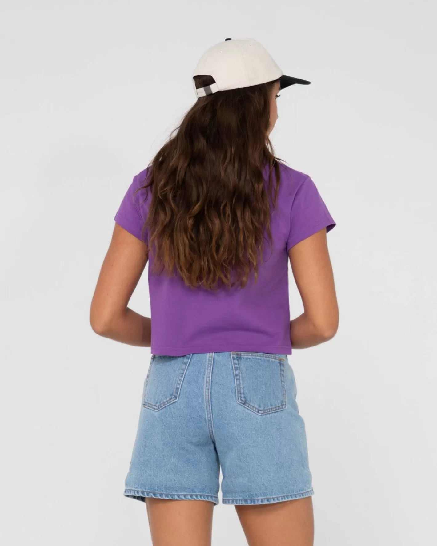 Mujer Rusty Camiseta Corta Clasica Essentials