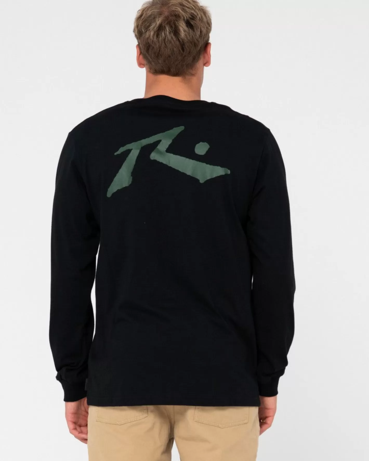 Hombre Rusty Camiseta De Competicion De Manga Larga