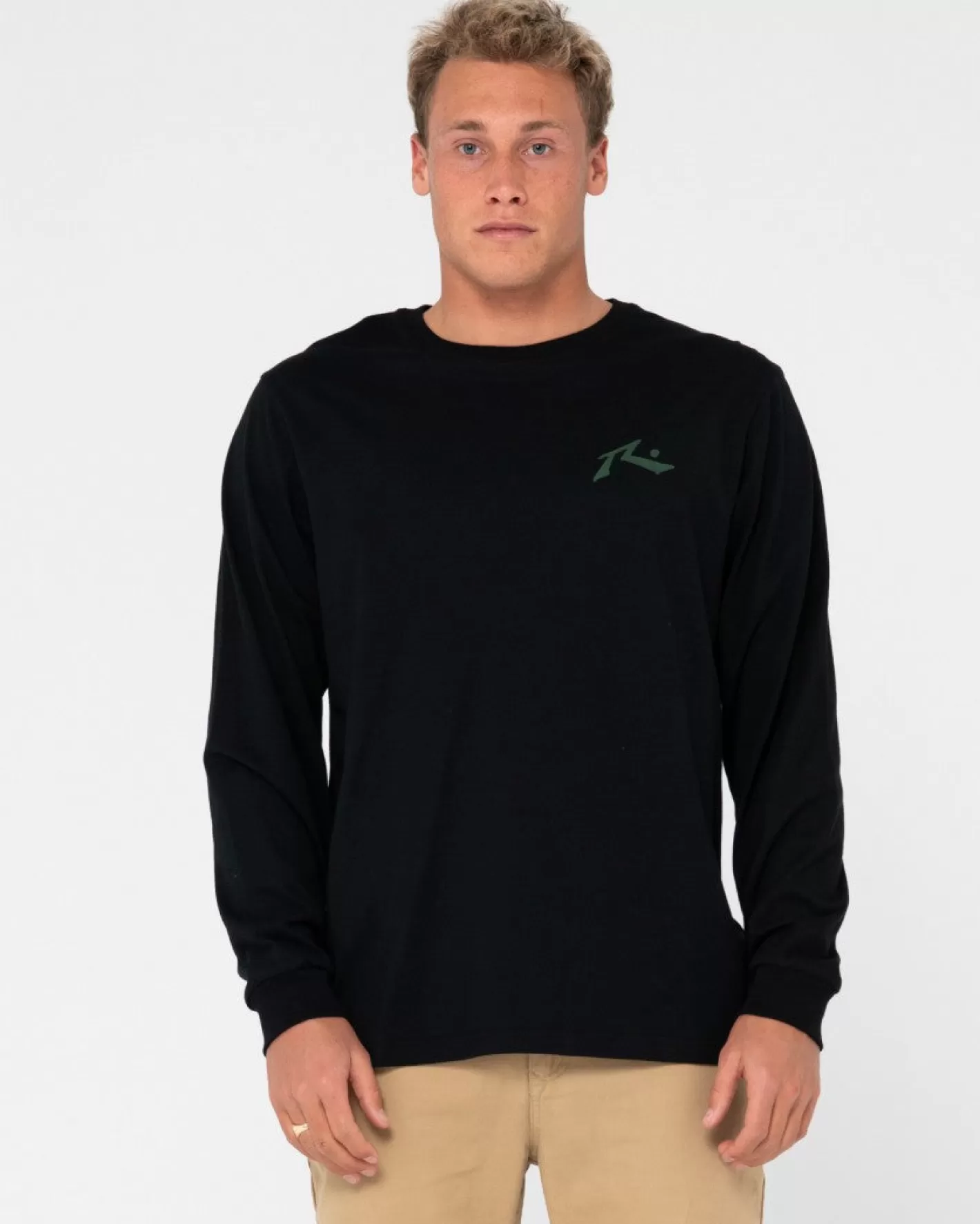 Hombre Rusty Camiseta De Competicion De Manga Larga