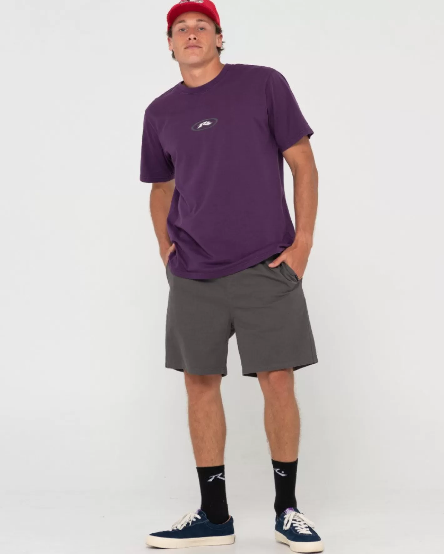 Hombre Rusty Camiseta De Manga Corta Con Estampado Heritage De Slowmo