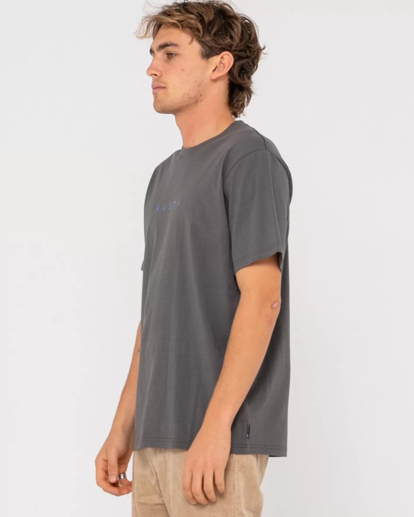 Hombre Rusty Camiseta De Manga Corta De Corte Corto 2