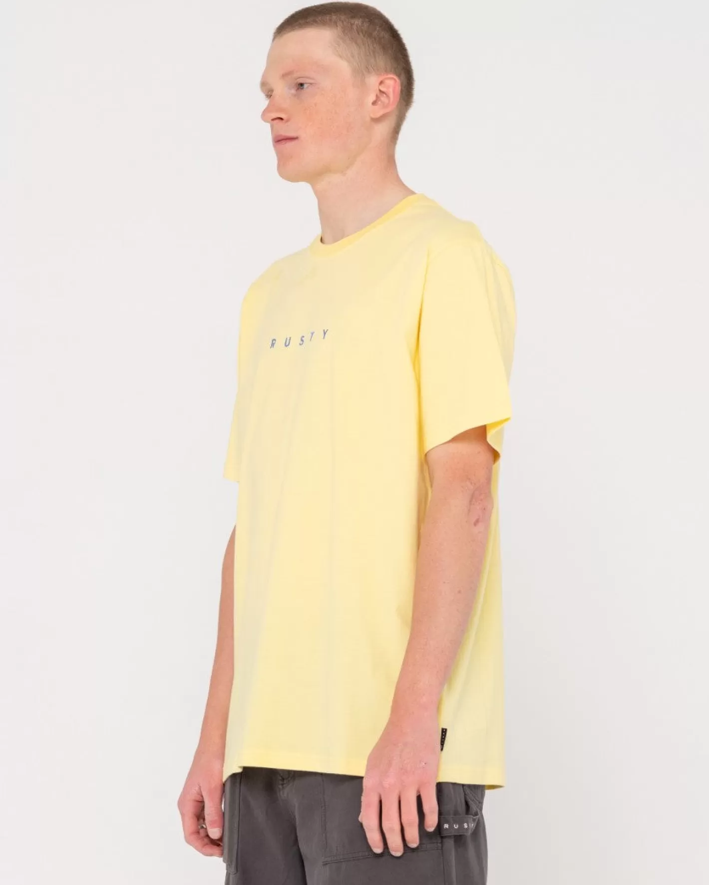 Hombre Rusty Camiseta De Manga Corta De Corte Corto 2