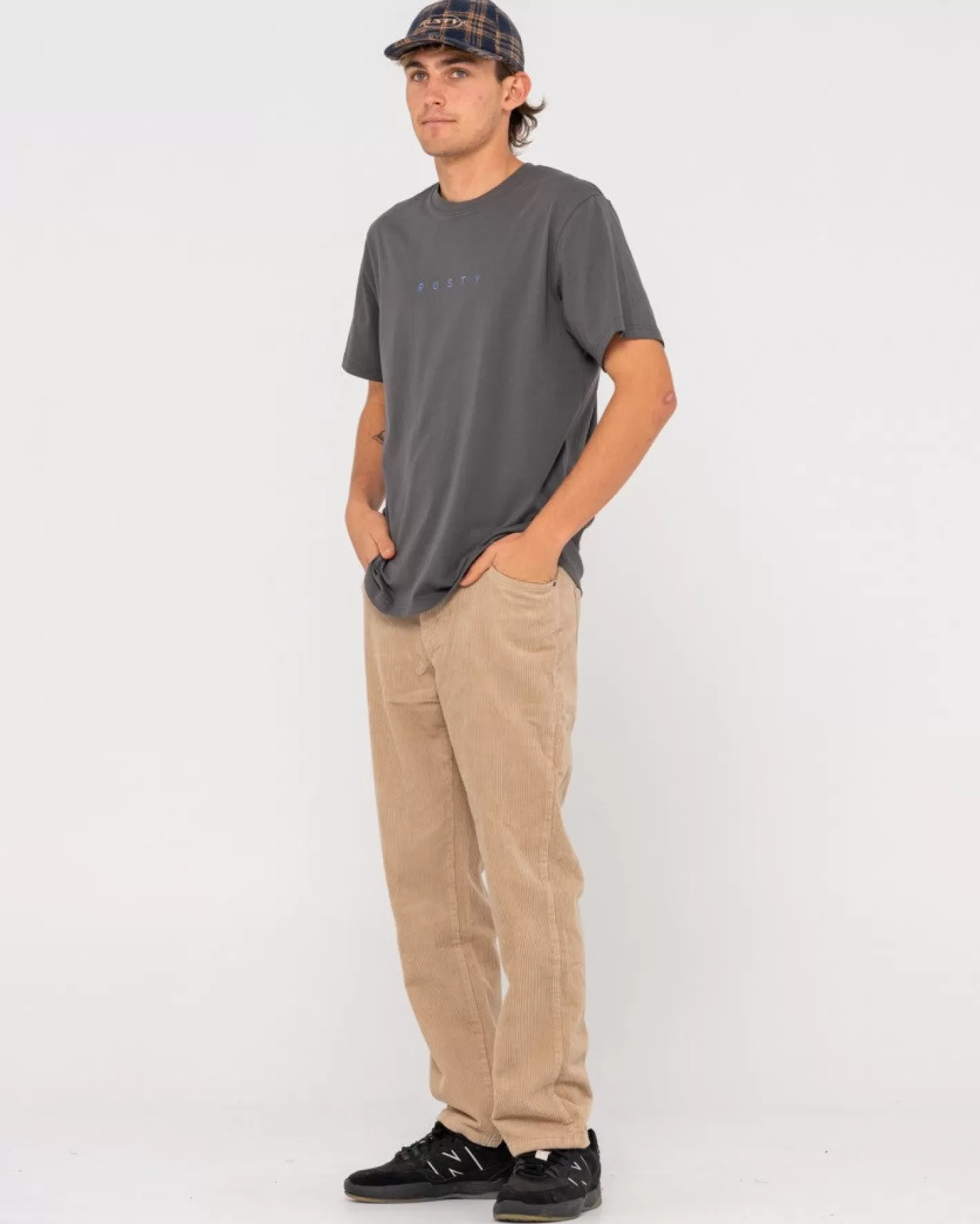 Hombre Rusty Camiseta De Manga Corta De Corte Corto 2