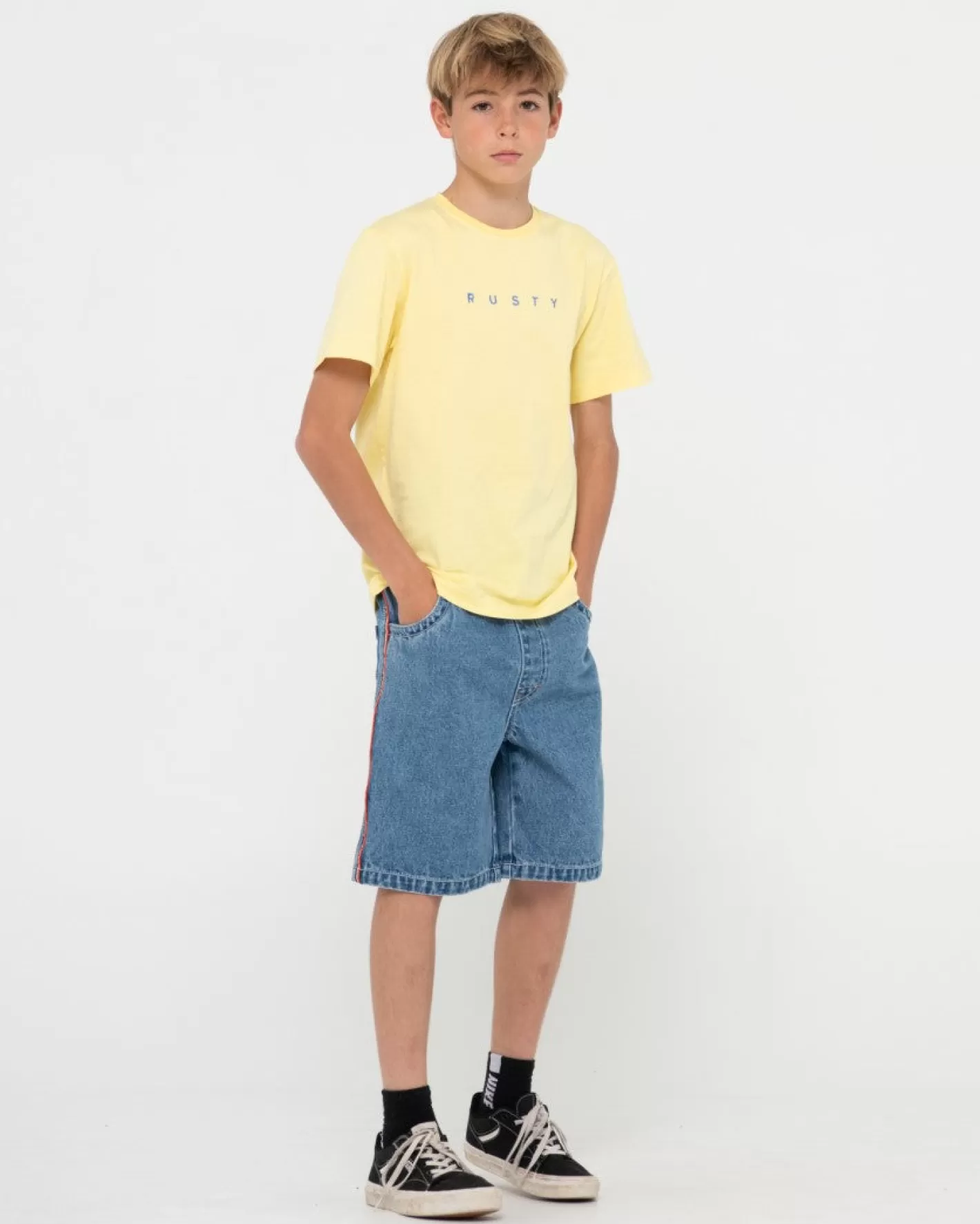 Niños Rusty Camiseta De Manga Corta Short Cut 2 Para Niños