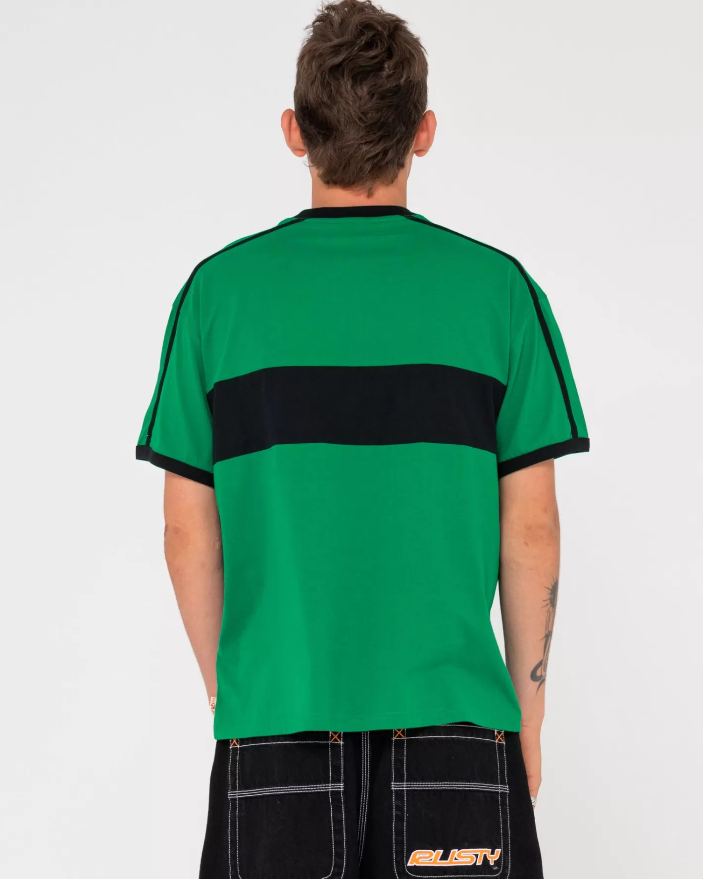 Hombre Rusty Camiseta De Manga Corta Super Shaolin