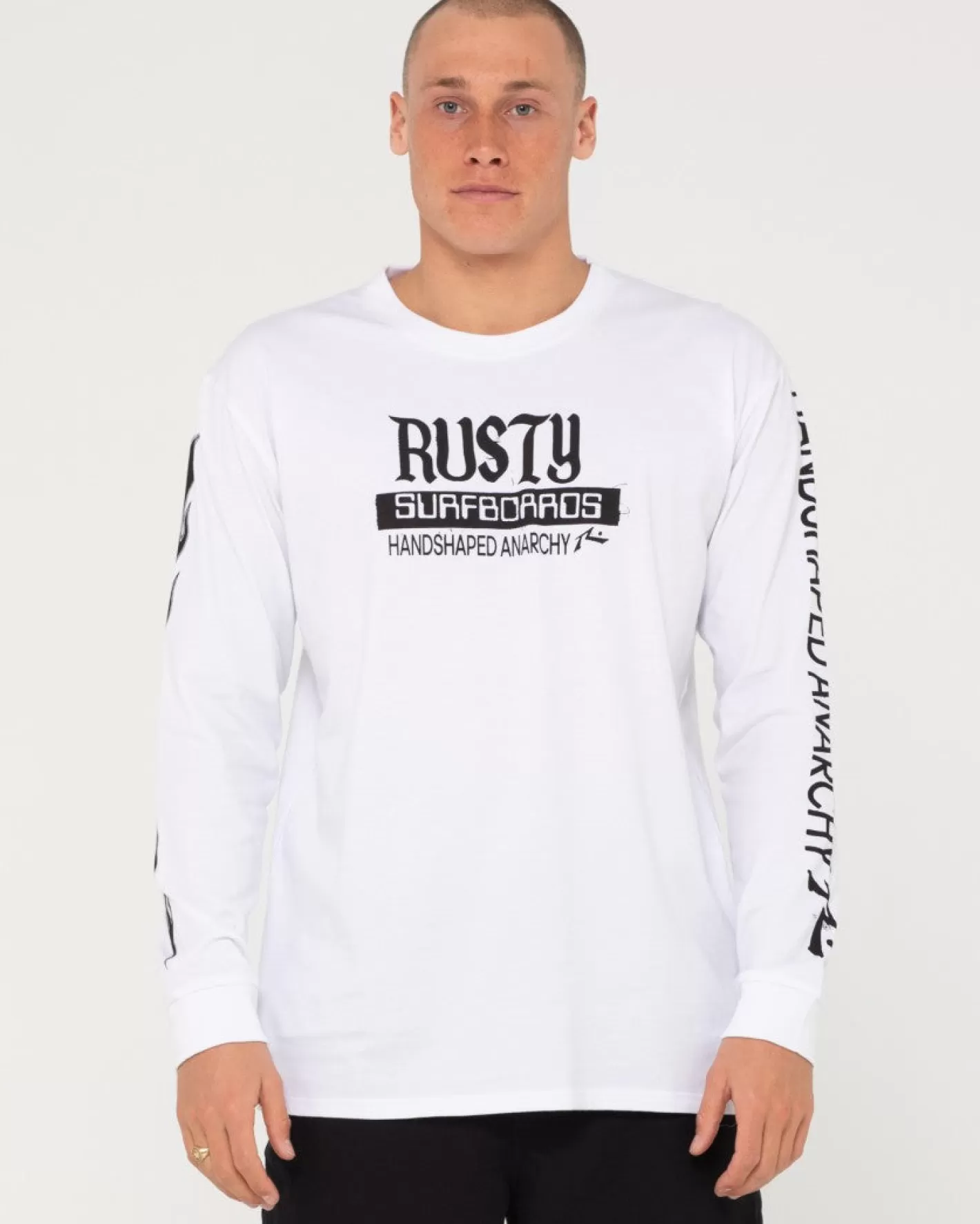 Niños Rusty Camiseta De Manga Larga Flaming Anarchy Para Niños