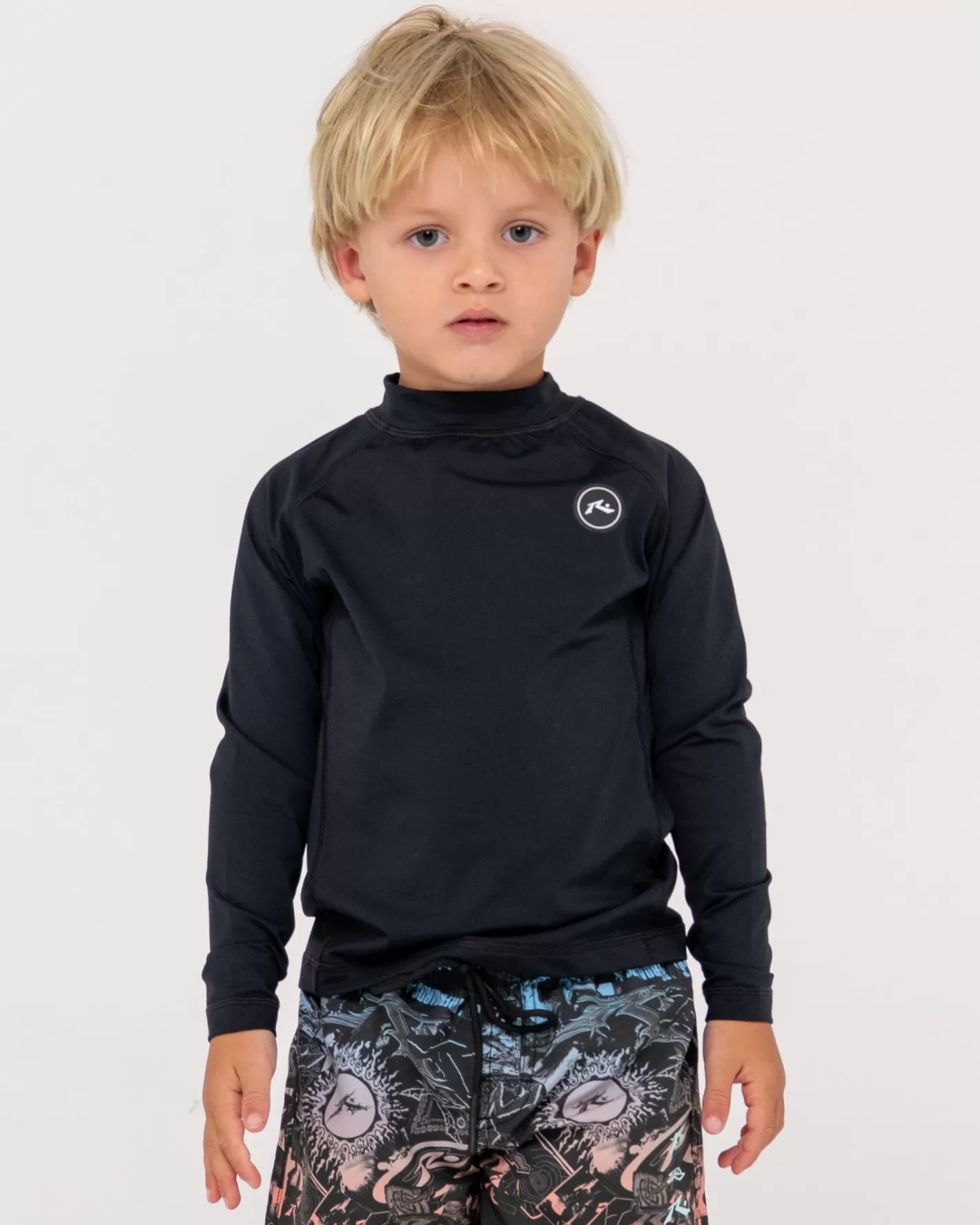 Niños Rusty Camiseta De Surf De Manga Larga Still Surf
