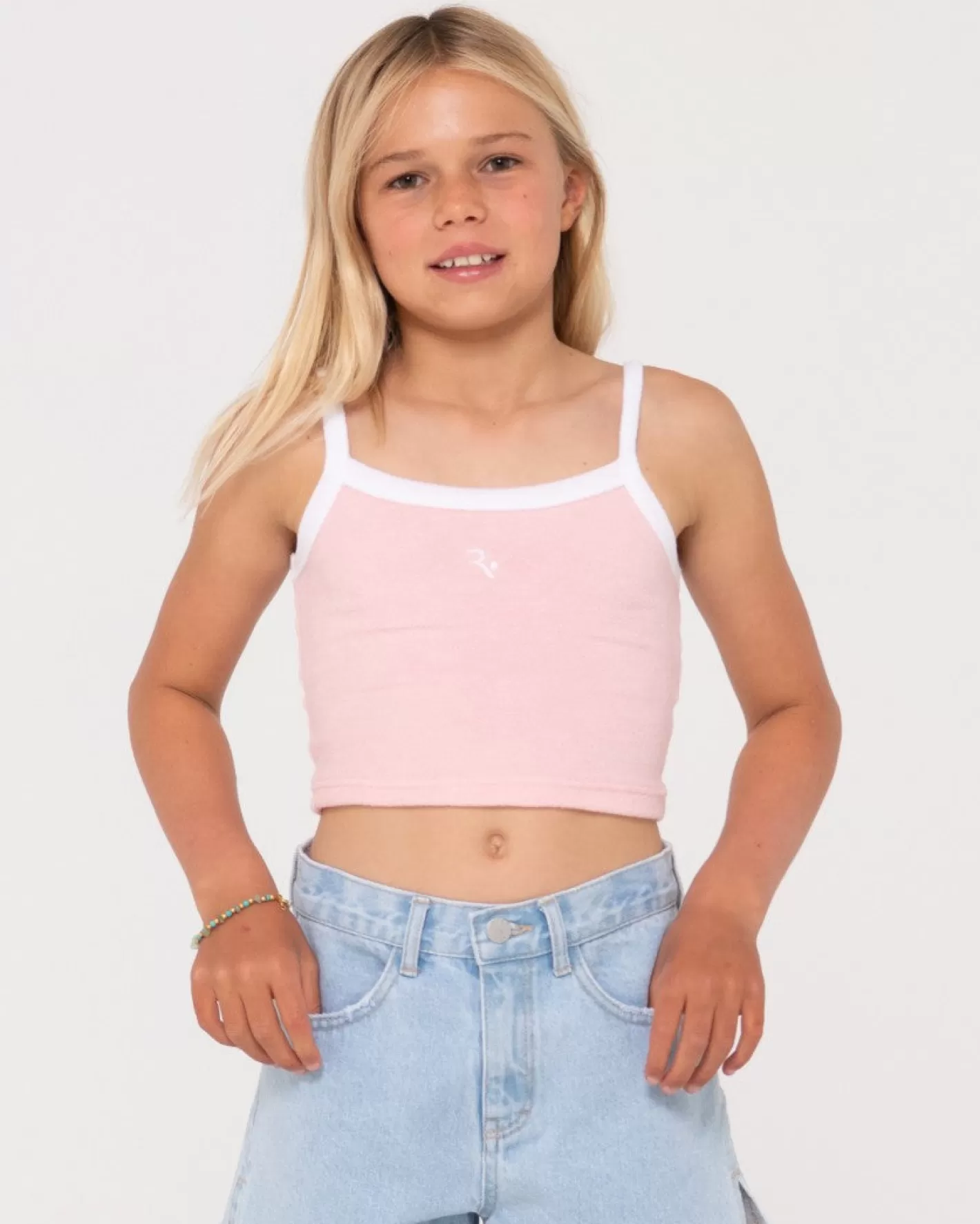 Niños Rusty Camiseta De Tirantes Mala Terry De Rizo Para Nina