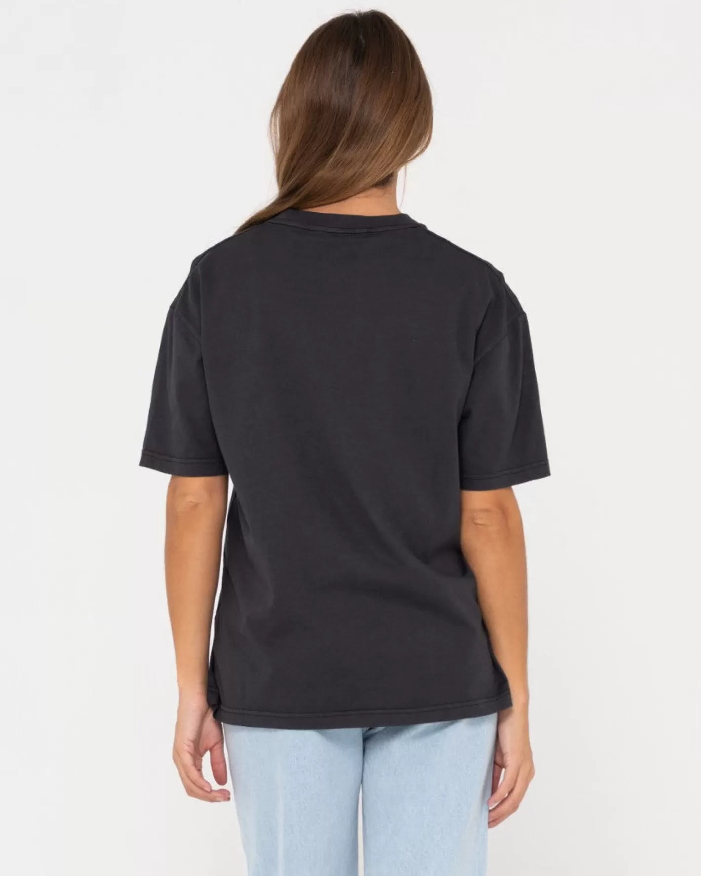 Mujer Rusty Camiseta Extragrande Con Grafico De Studio