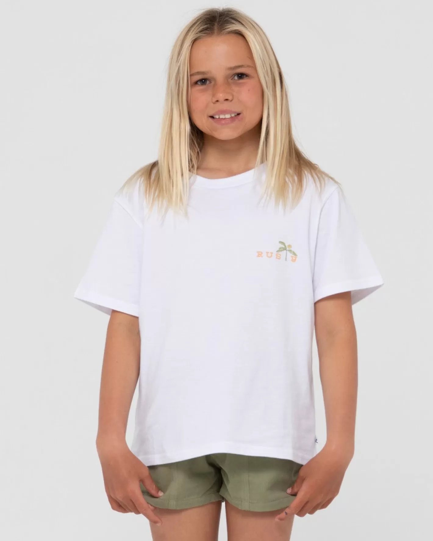 Niños Rusty Camiseta Extragrande Con Grafico Everyday Para Ninas