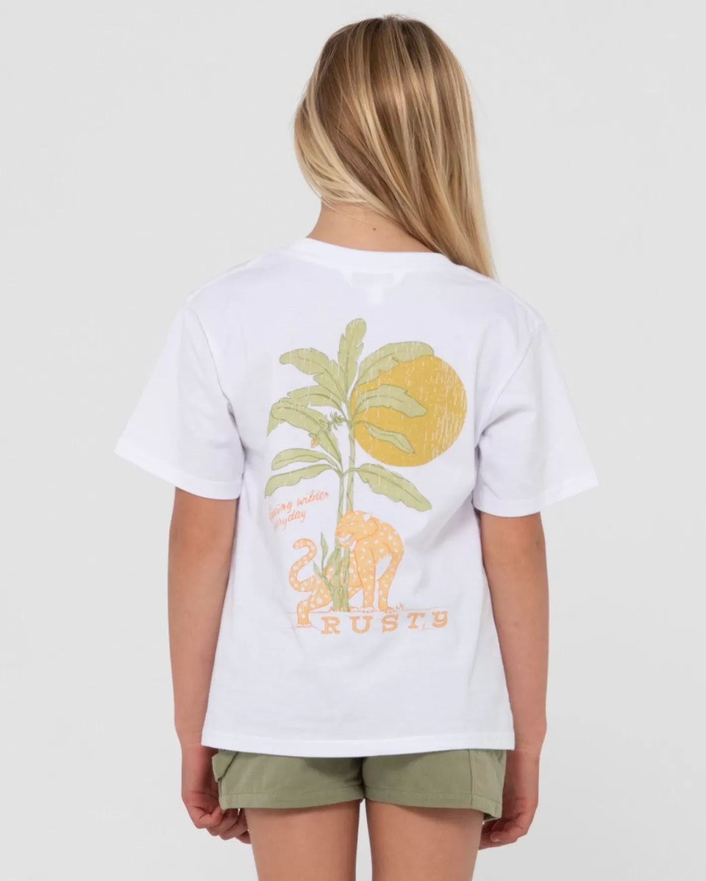 Niños Rusty Camiseta Extragrande Con Grafico Everyday Para Ninas