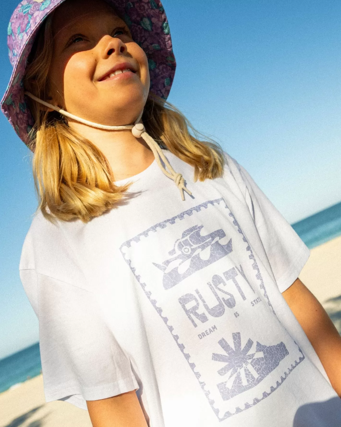 Niños Rusty Camiseta Extragrande Dream State Para Ninas