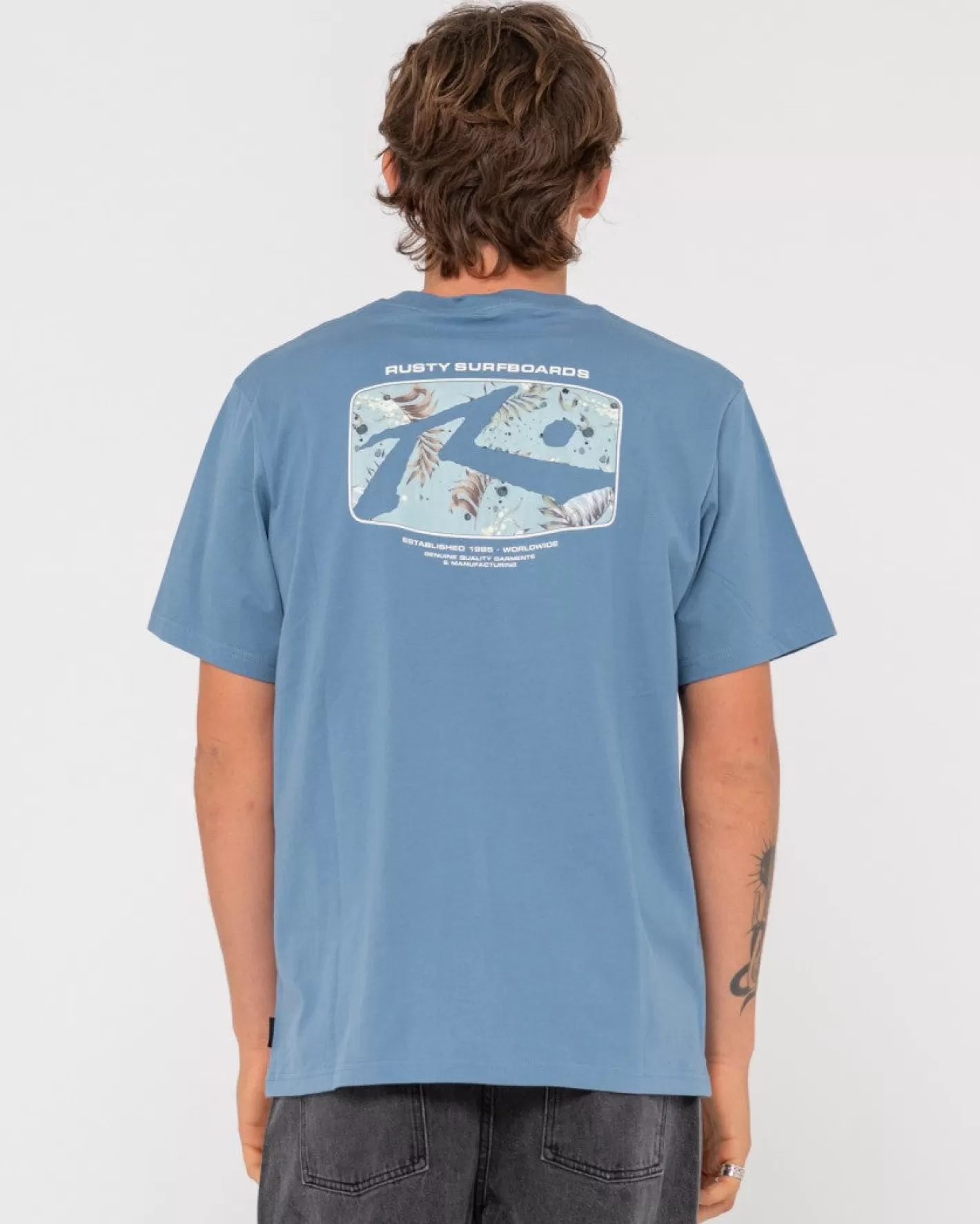 Hombre Rusty Camiseta Grafica De Manga Corta Advocate