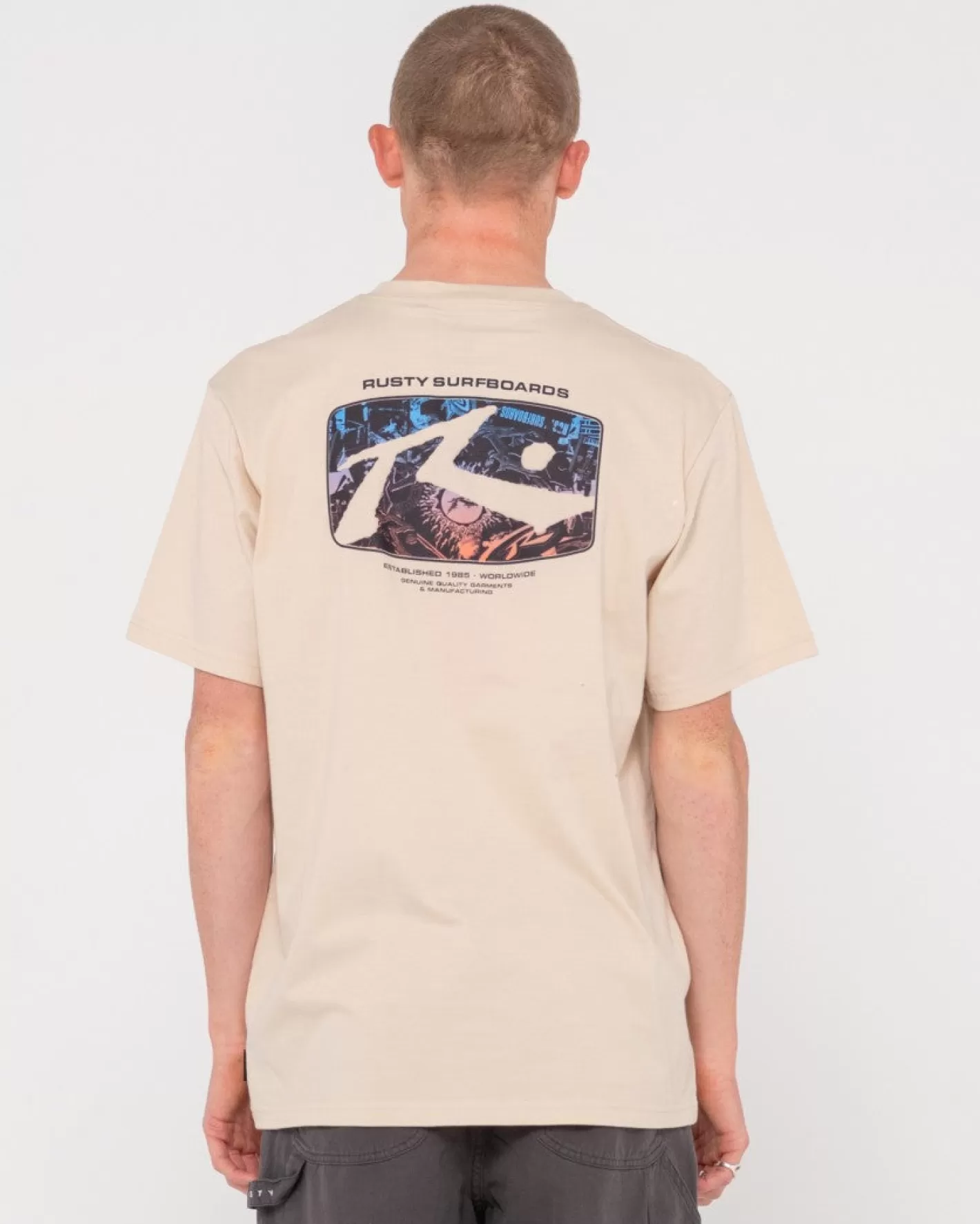 Hombre Rusty Camiseta Grafica De Manga Corta Advocate