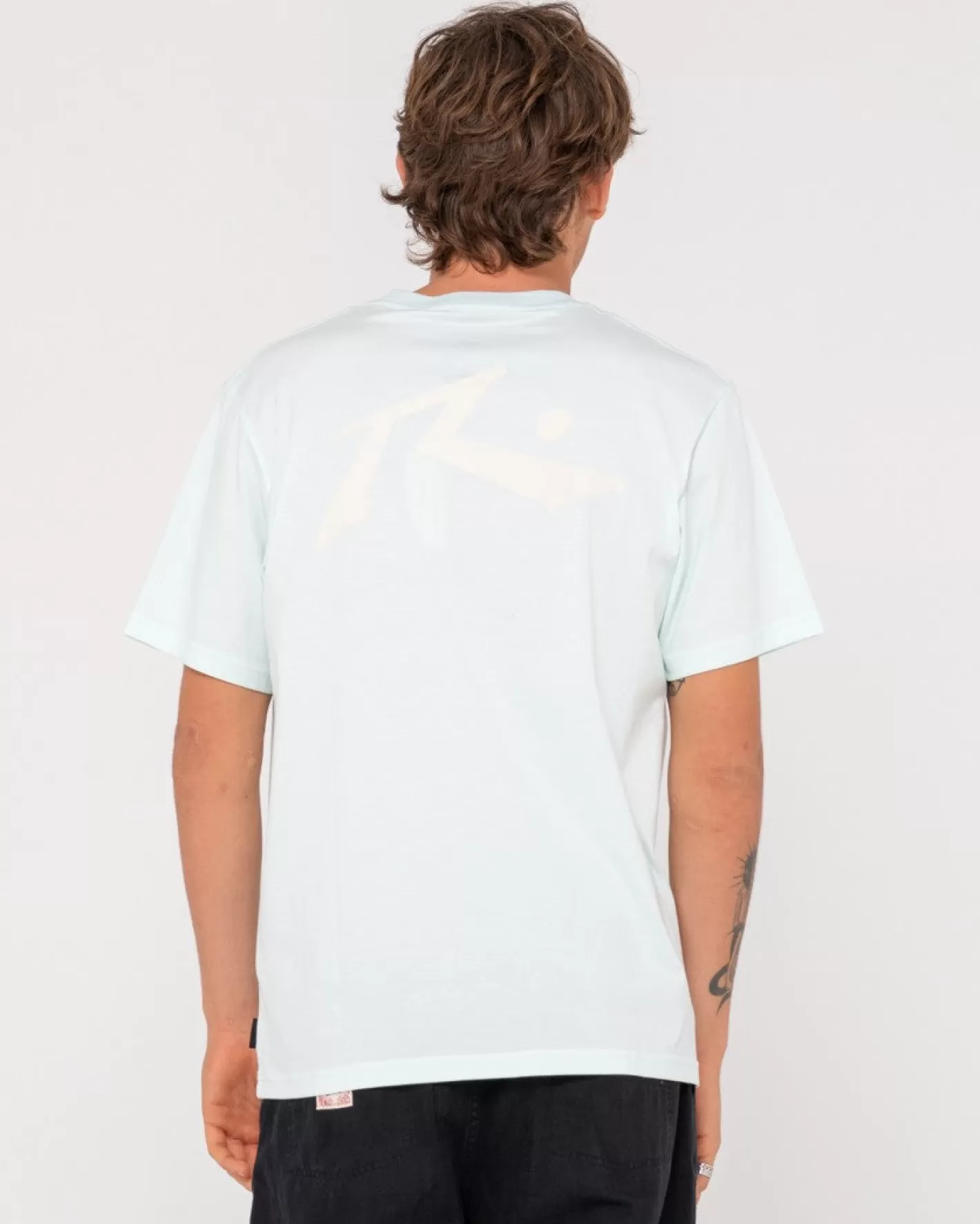 Hombre Rusty Camiseta Grafica De Manga Corta De Competicion
