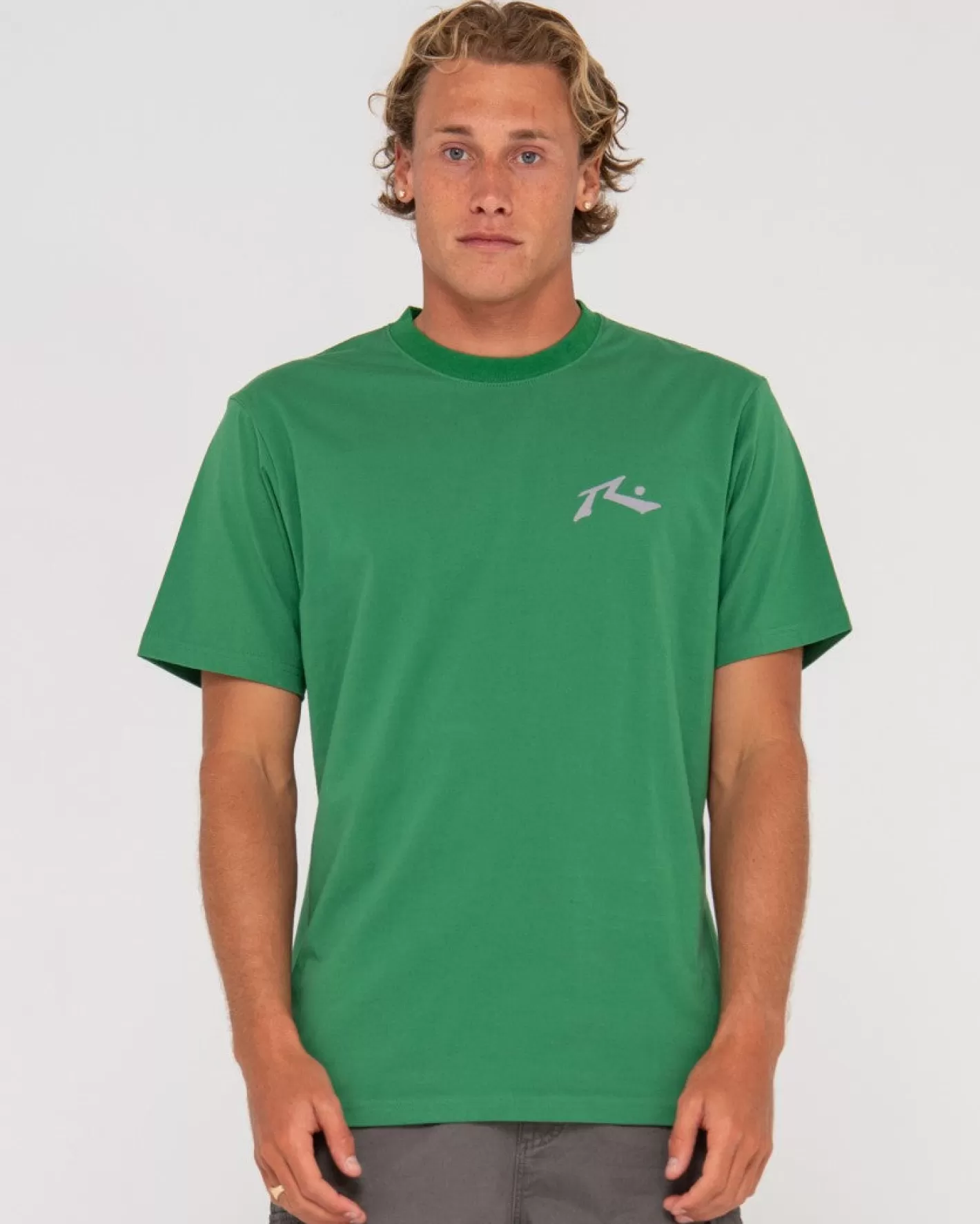 Hombre Rusty Camiseta Grafica De Manga Corta De Competicion