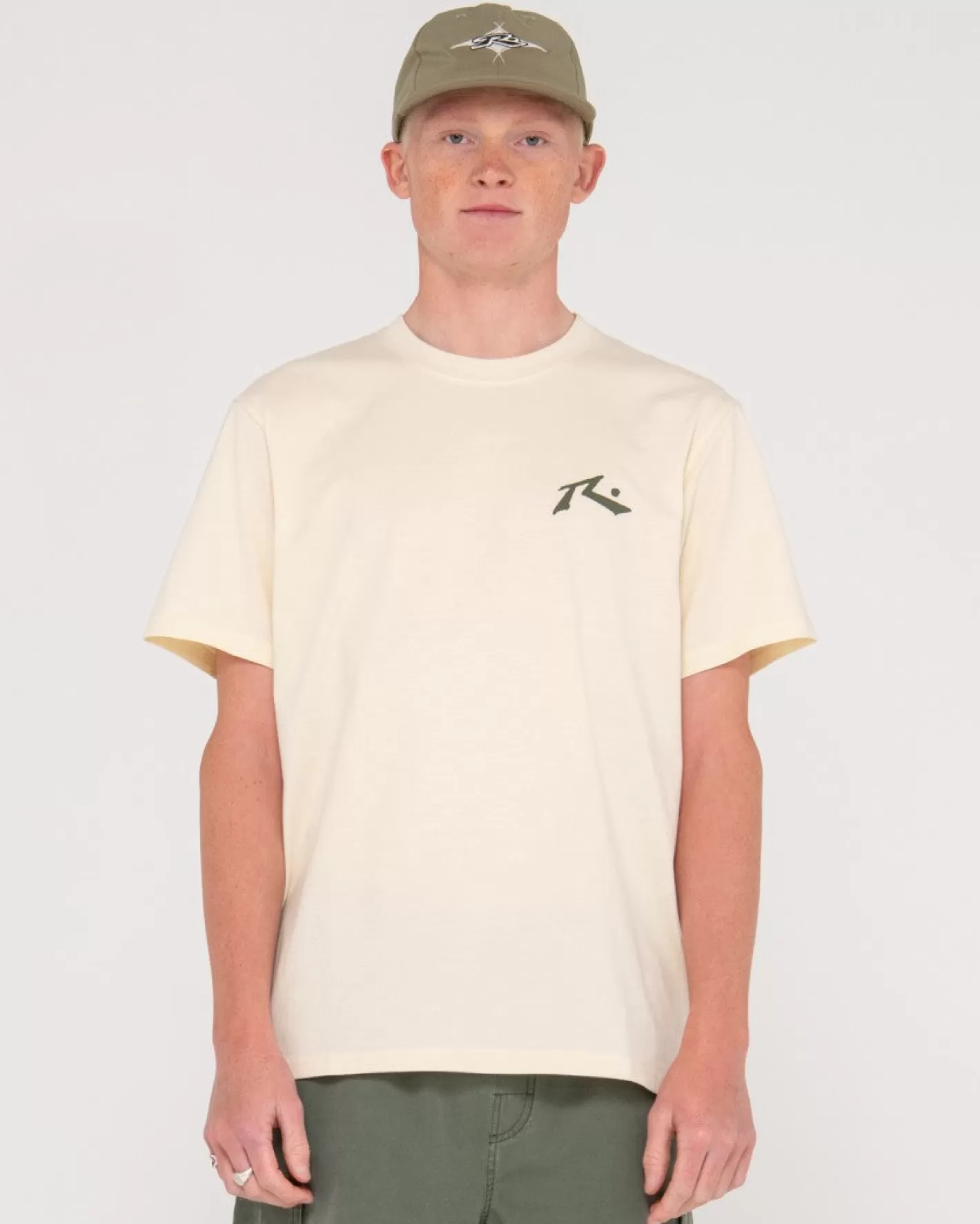 Hombre Rusty Camiseta Grafica De Manga Corta De Competicion