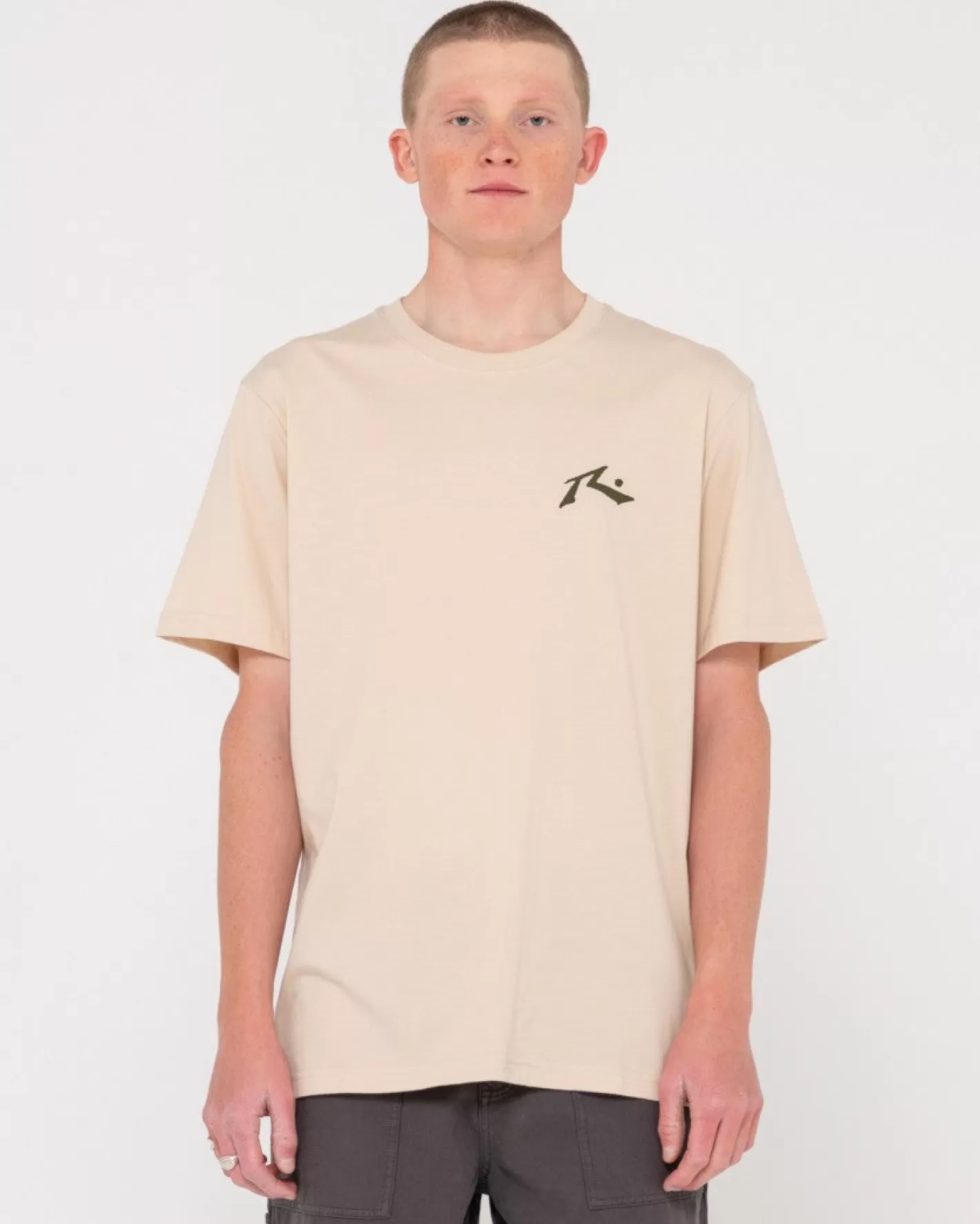 Hombre Rusty Camiseta Grafica De Manga Corta De Competicion