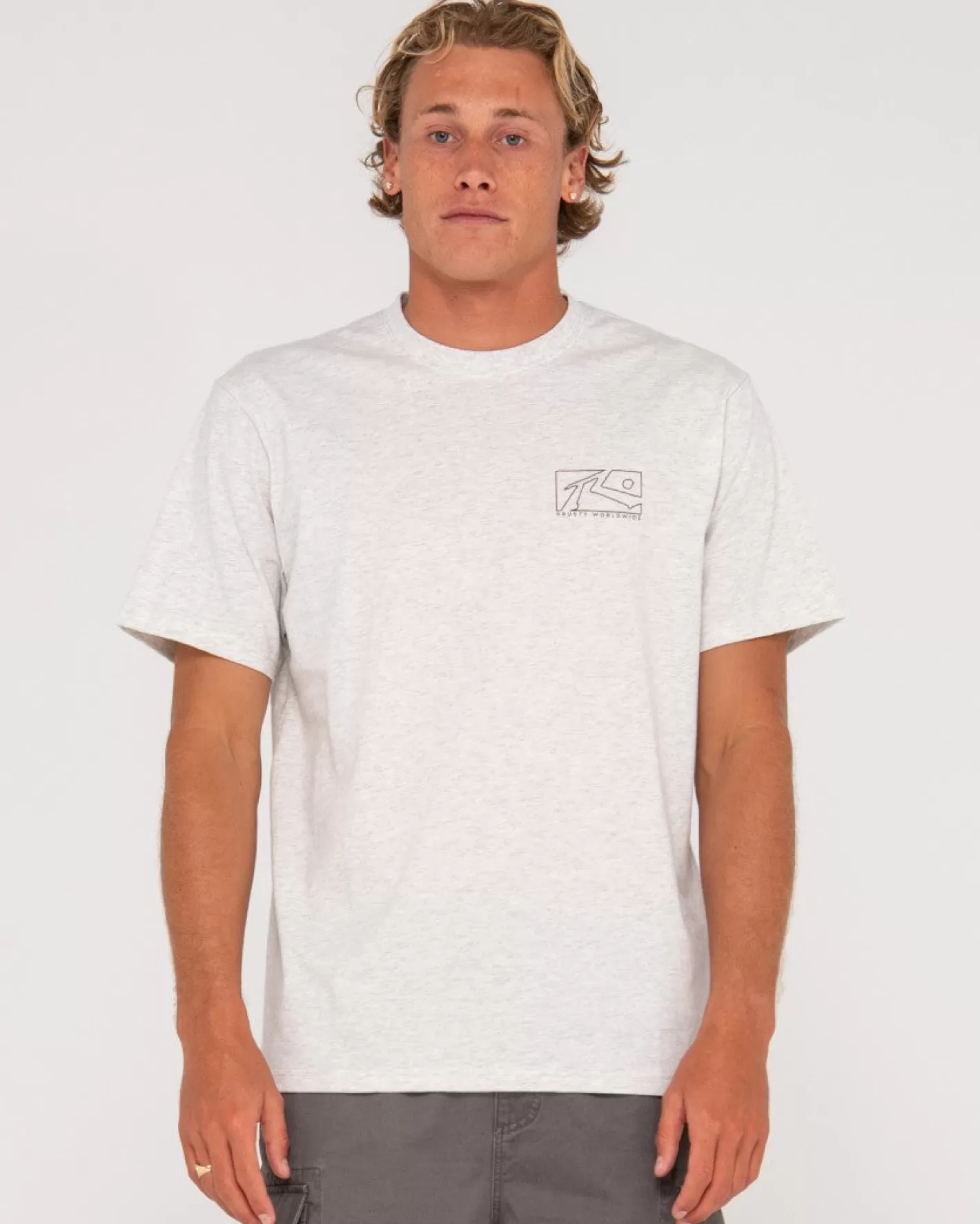 Hombre Rusty Camiseta Grafica De Manga Corta En Caja