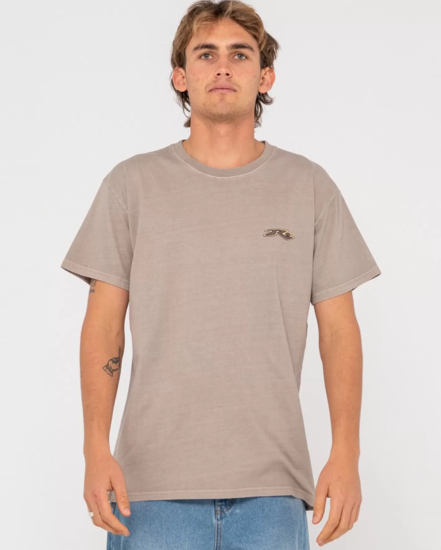 Hombre Rusty Camiseta Grafica De Manga Corta Mer Man