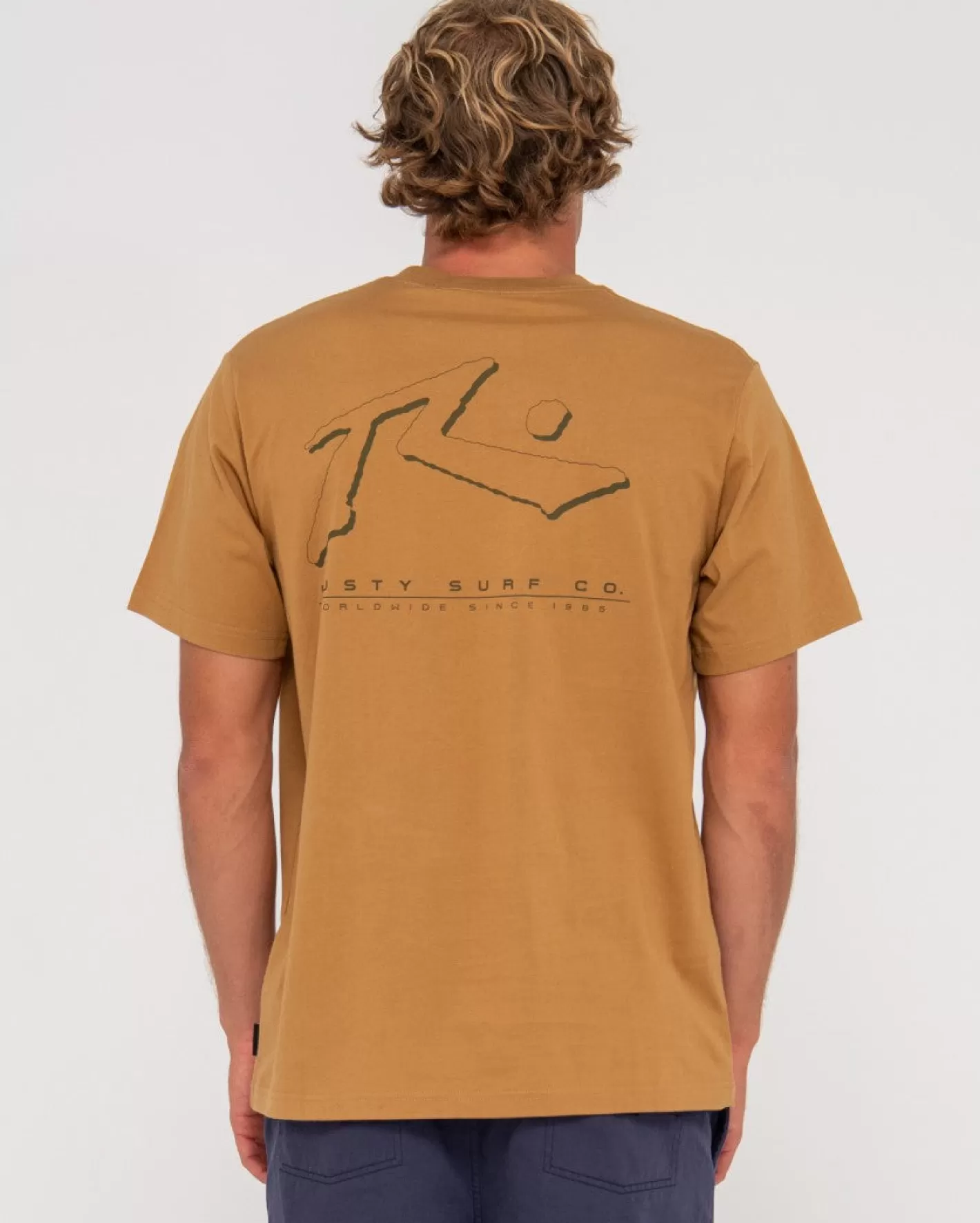 Hombre Rusty Camiseta Grafica De Manga Corta Sleds And Meds