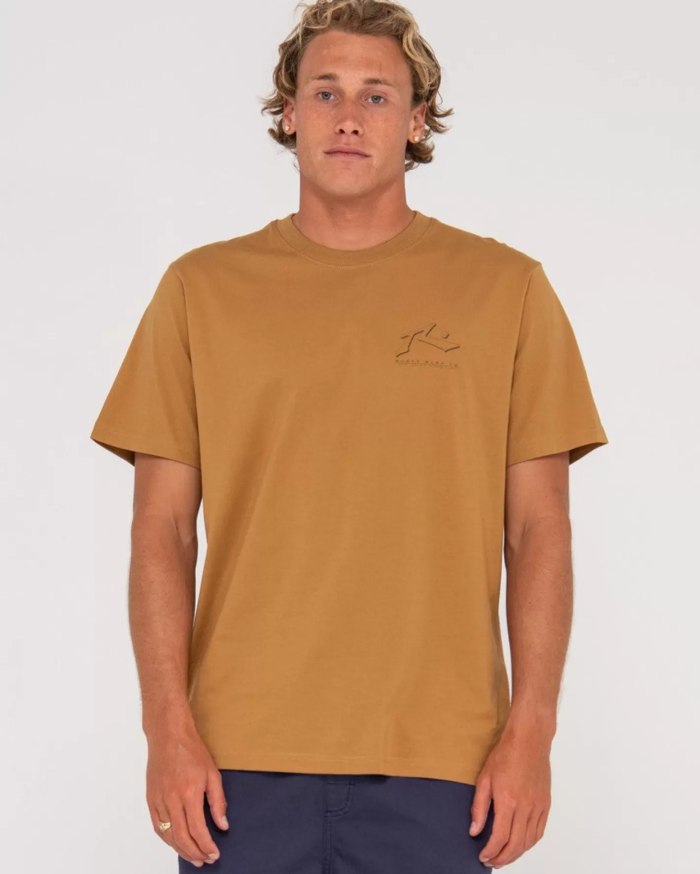 Hombre Rusty Camiseta Grafica De Manga Corta Sleds And Meds