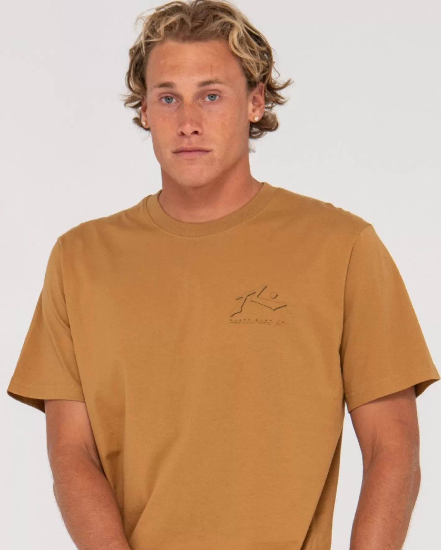Hombre Rusty Camiseta Grafica De Manga Corta Sleds And Meds