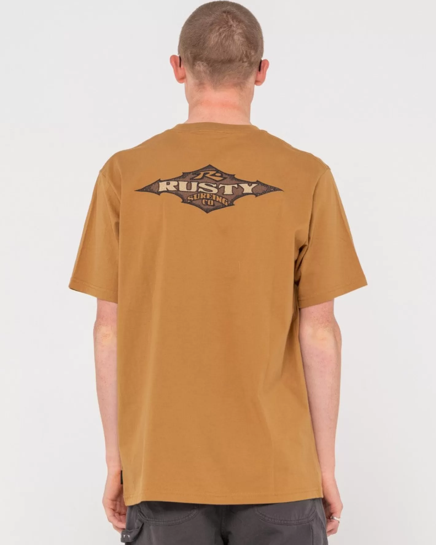 Hombre Rusty Camiseta Grafica De Manga Corta Spikey Boy